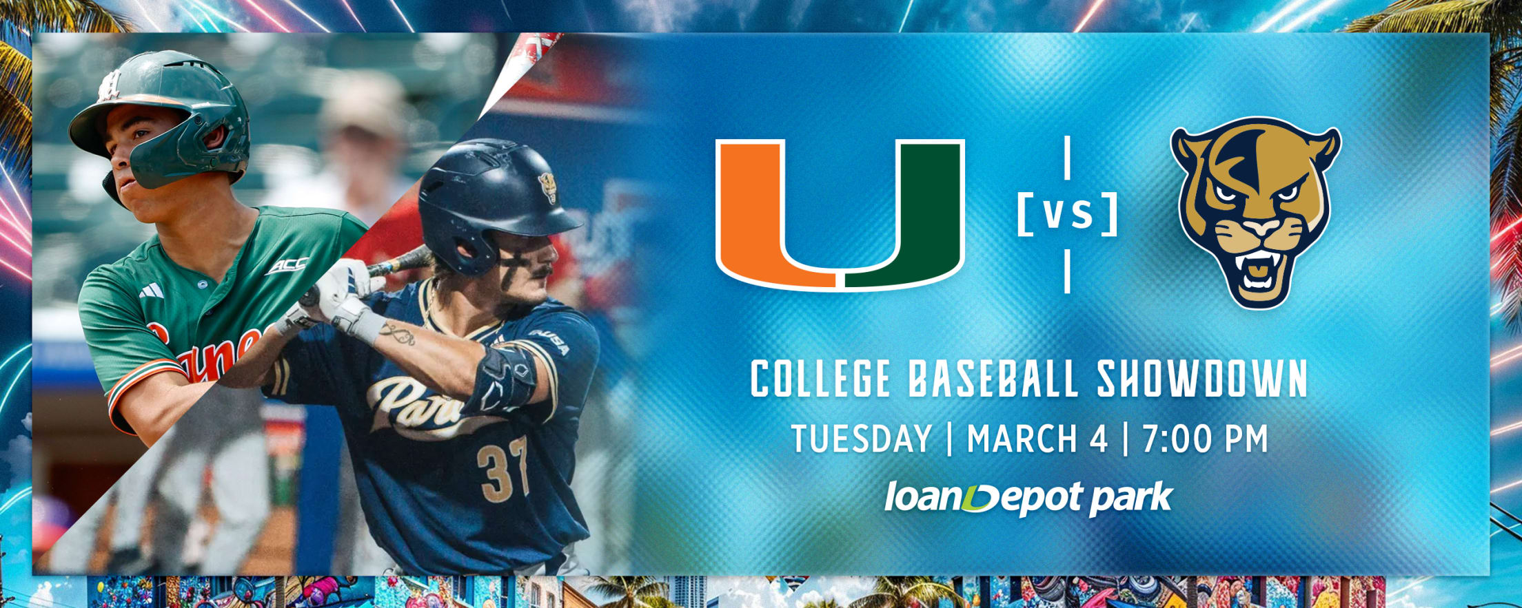 UM vs. FIU - March 4 @ 7:00PM