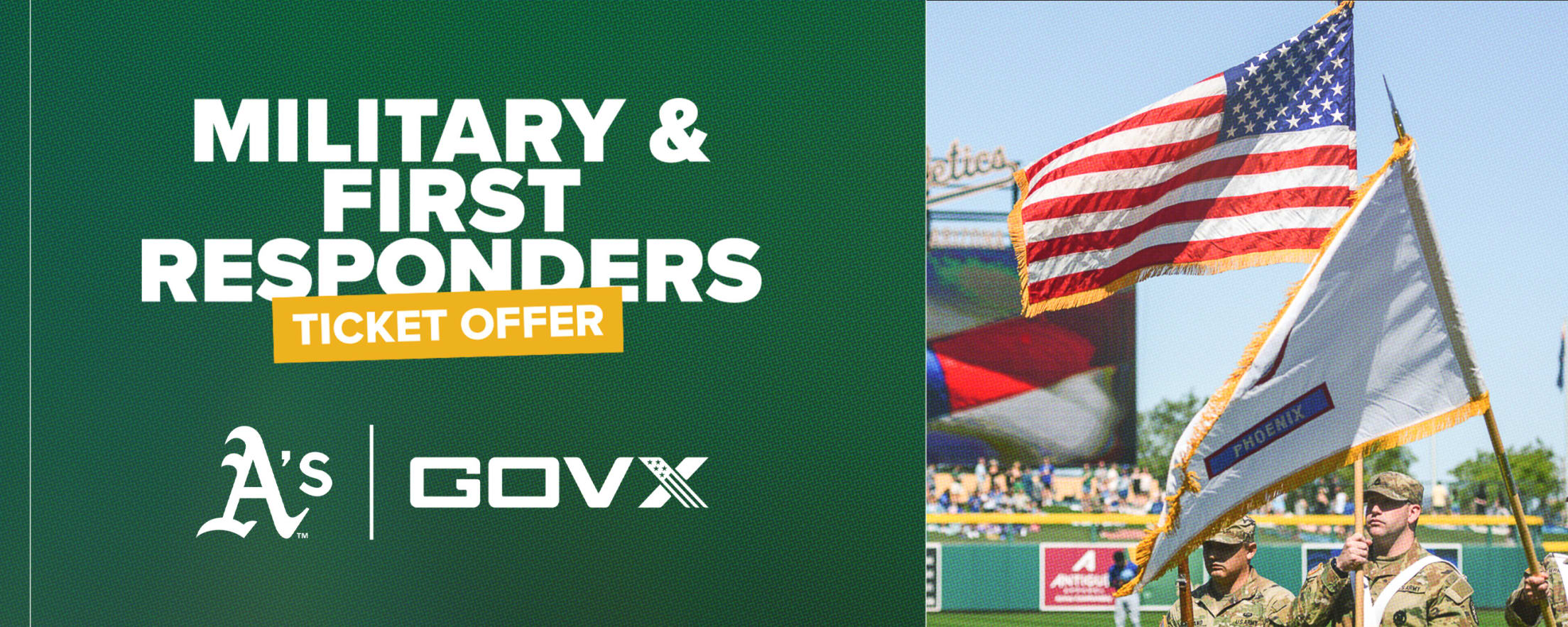 Military & First Responders Ticket Offer