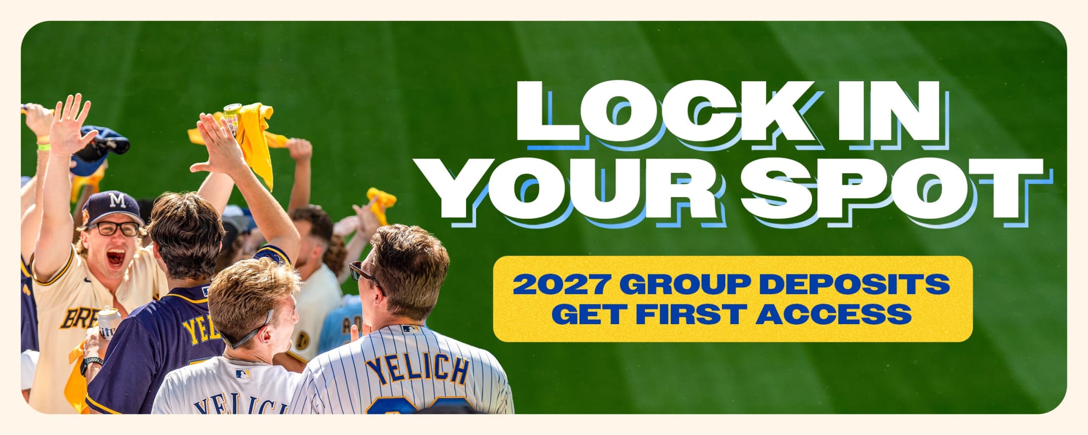 Lock In Your Spot - 2027 Group Deposits Get First Access