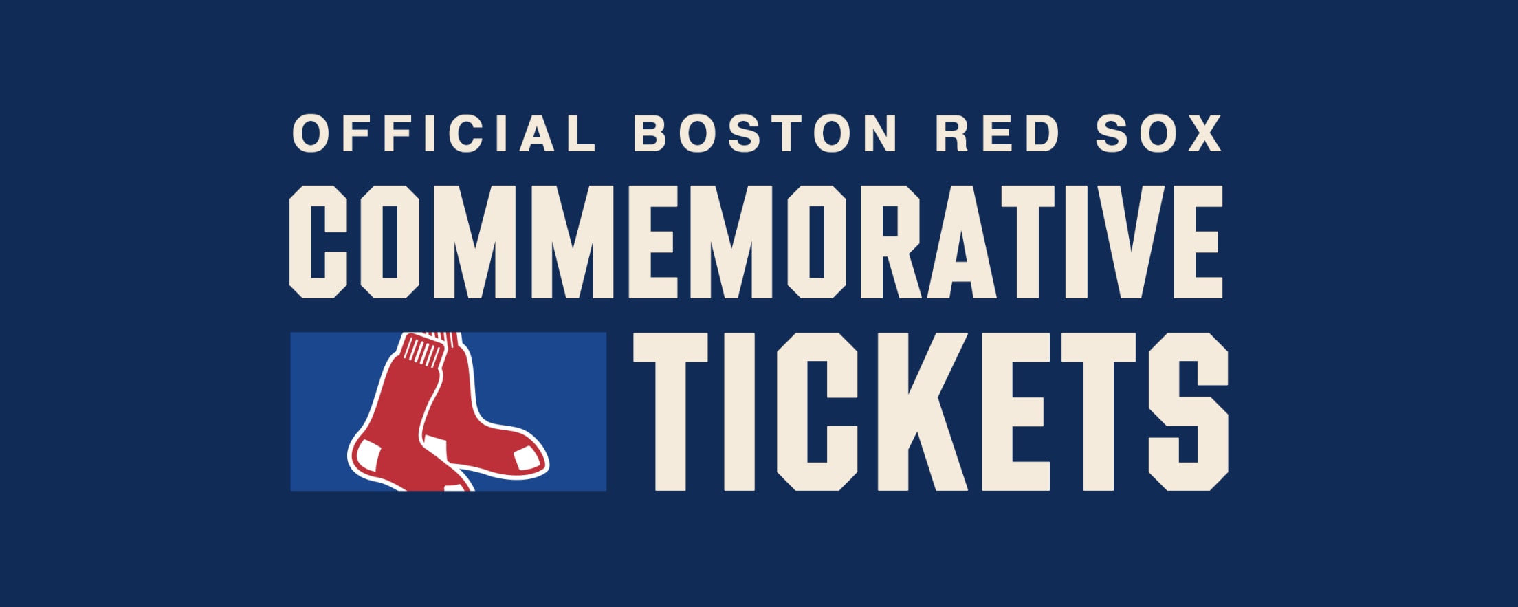 Official Boston Red Sox Commemorative Tickets