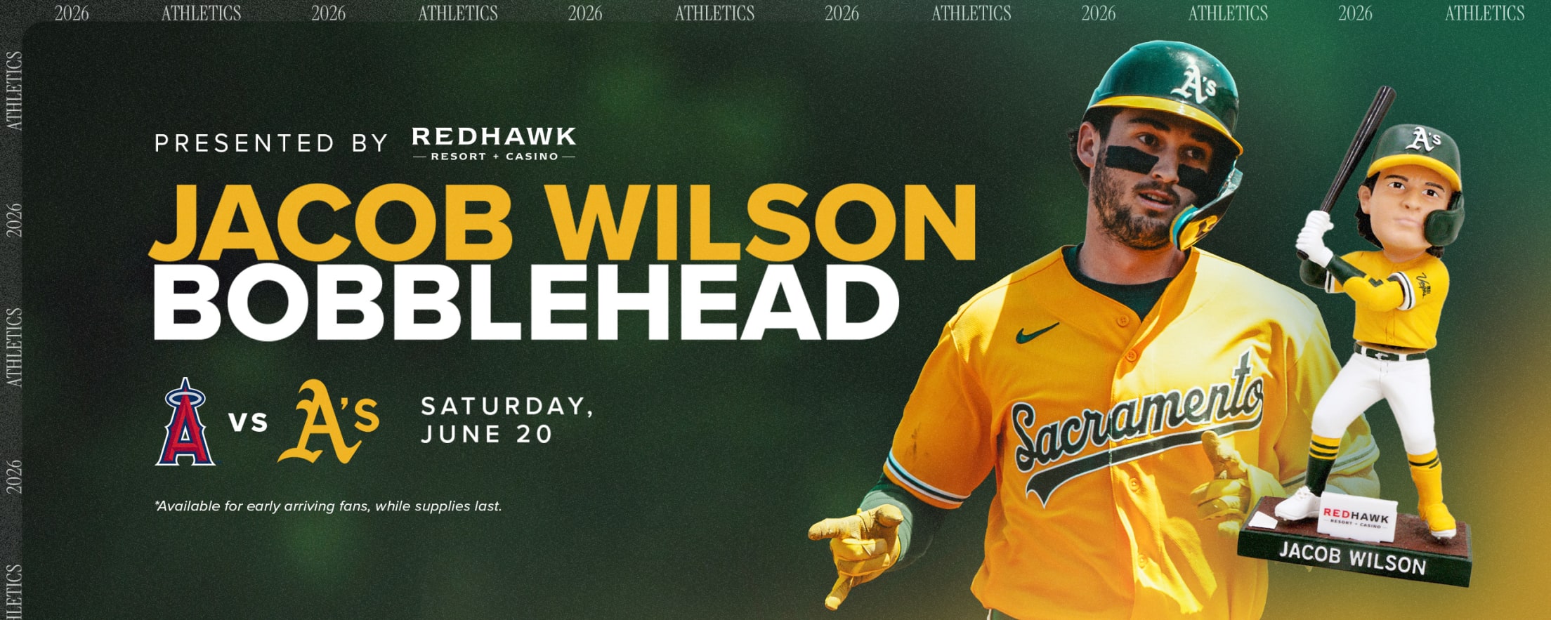Jacob Wilson Bobblehead presented by Red Hawk Resort + Casino