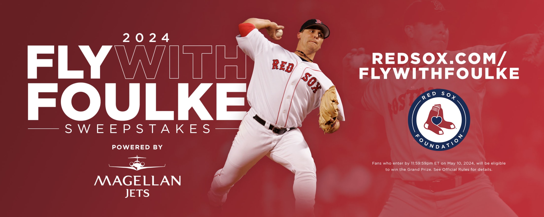2024 Fly With Foulke Sweepstakes powered by Magellan Jets. Fans who enter by 11:59:59pm ET on May 10, 2024, will be eligible to win the Grand Prize. See Official Rules for details.