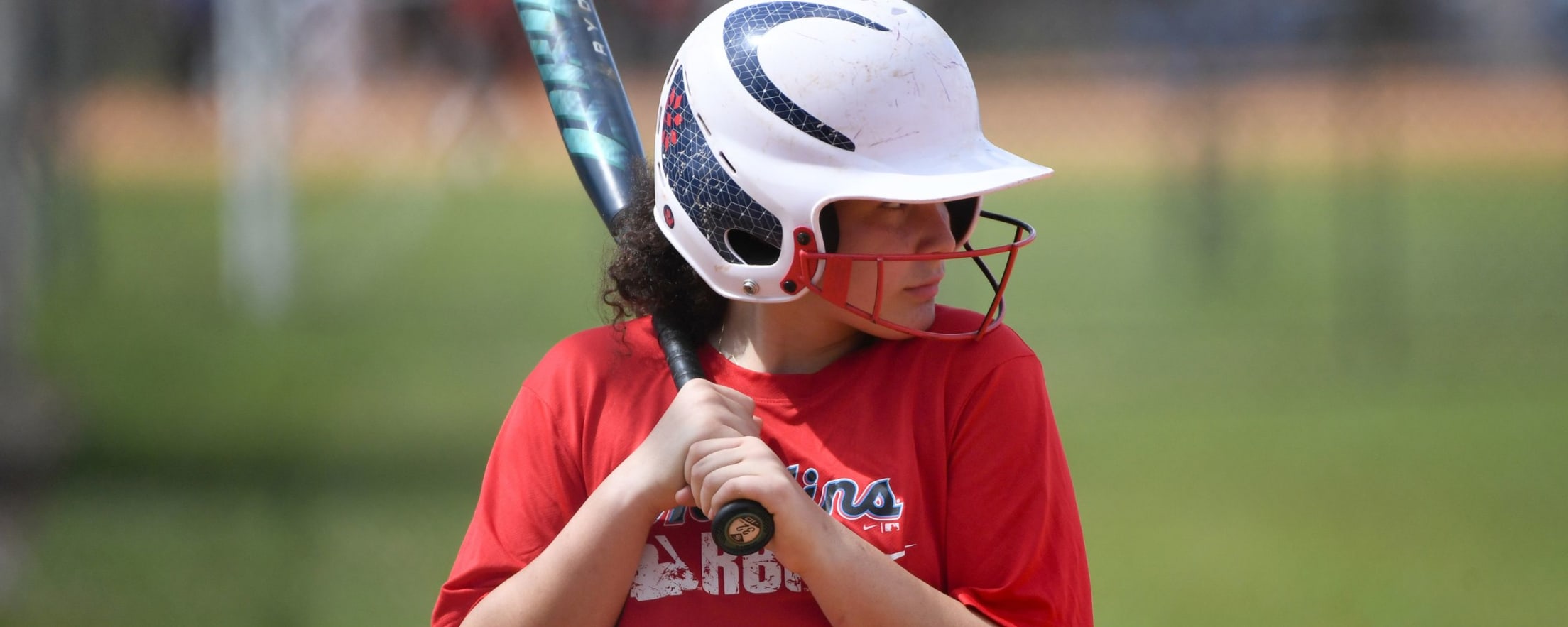 Marlins RBI youth softball player