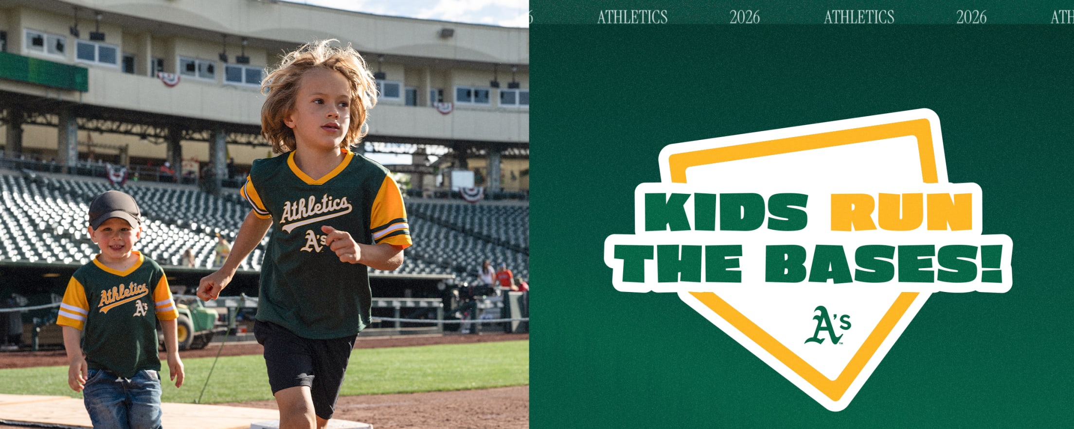 Kids Run the Bases - Every Sunday Home Game - 14 and under