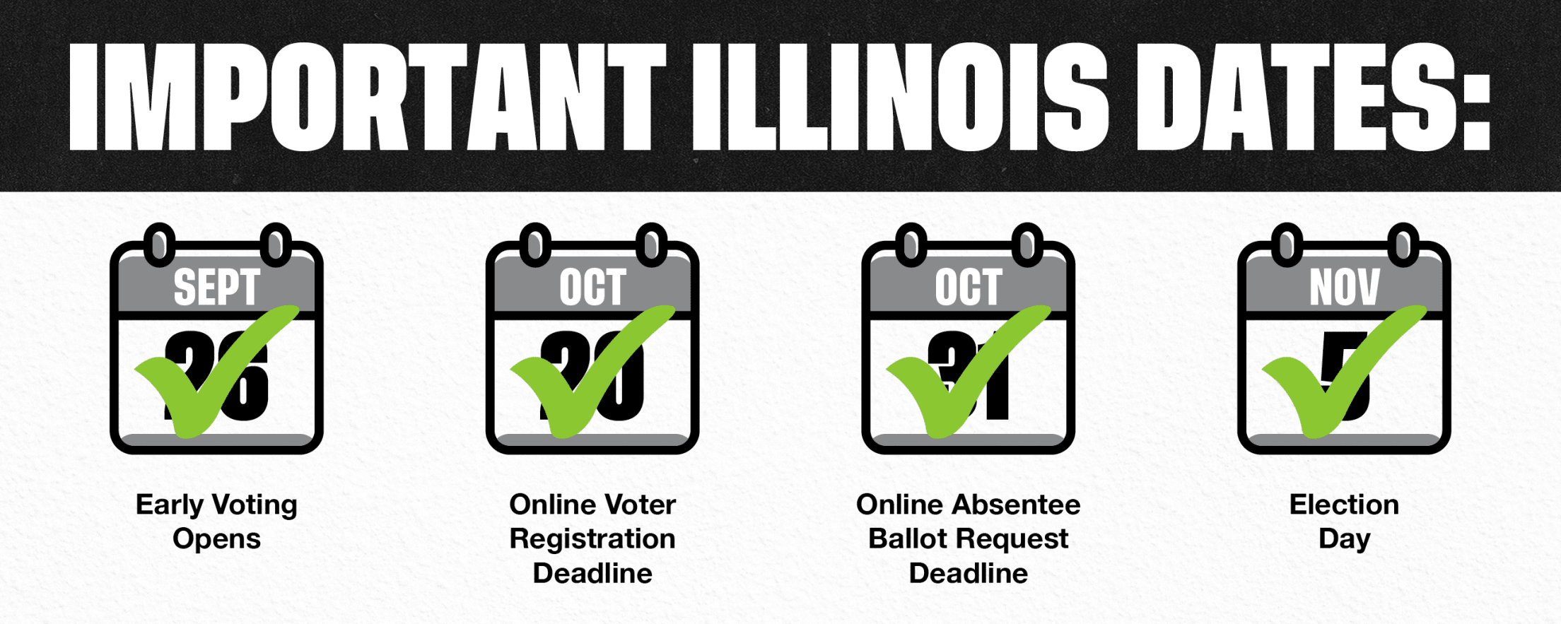 2024 Important Illinois Dates