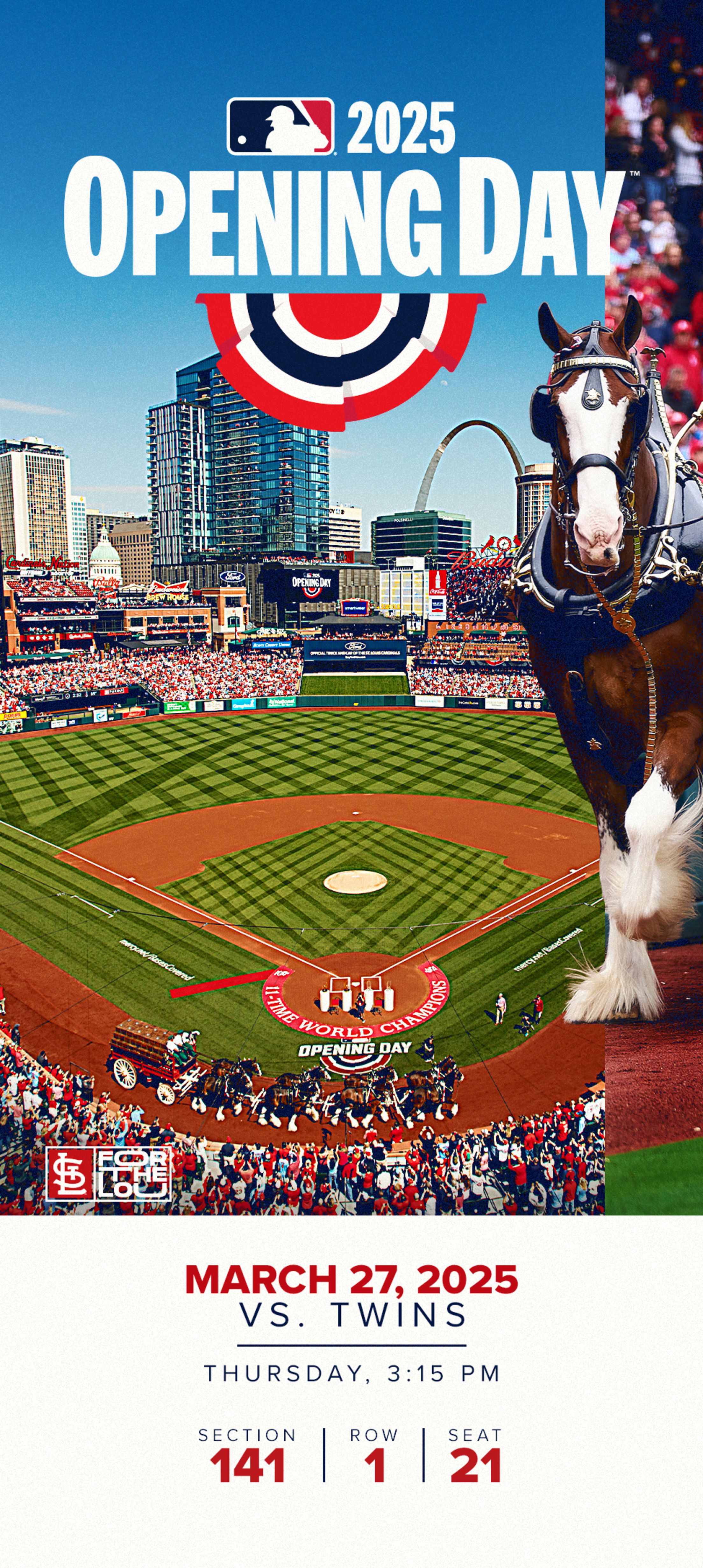 2025 Commemorative Ticket Opening Day