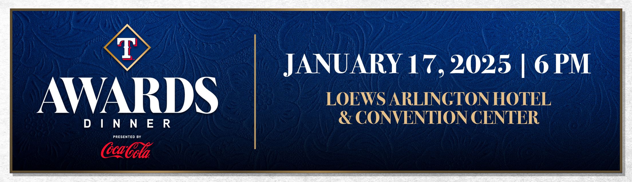 Texas Rangers Awards Dinner - January 17, 2025
