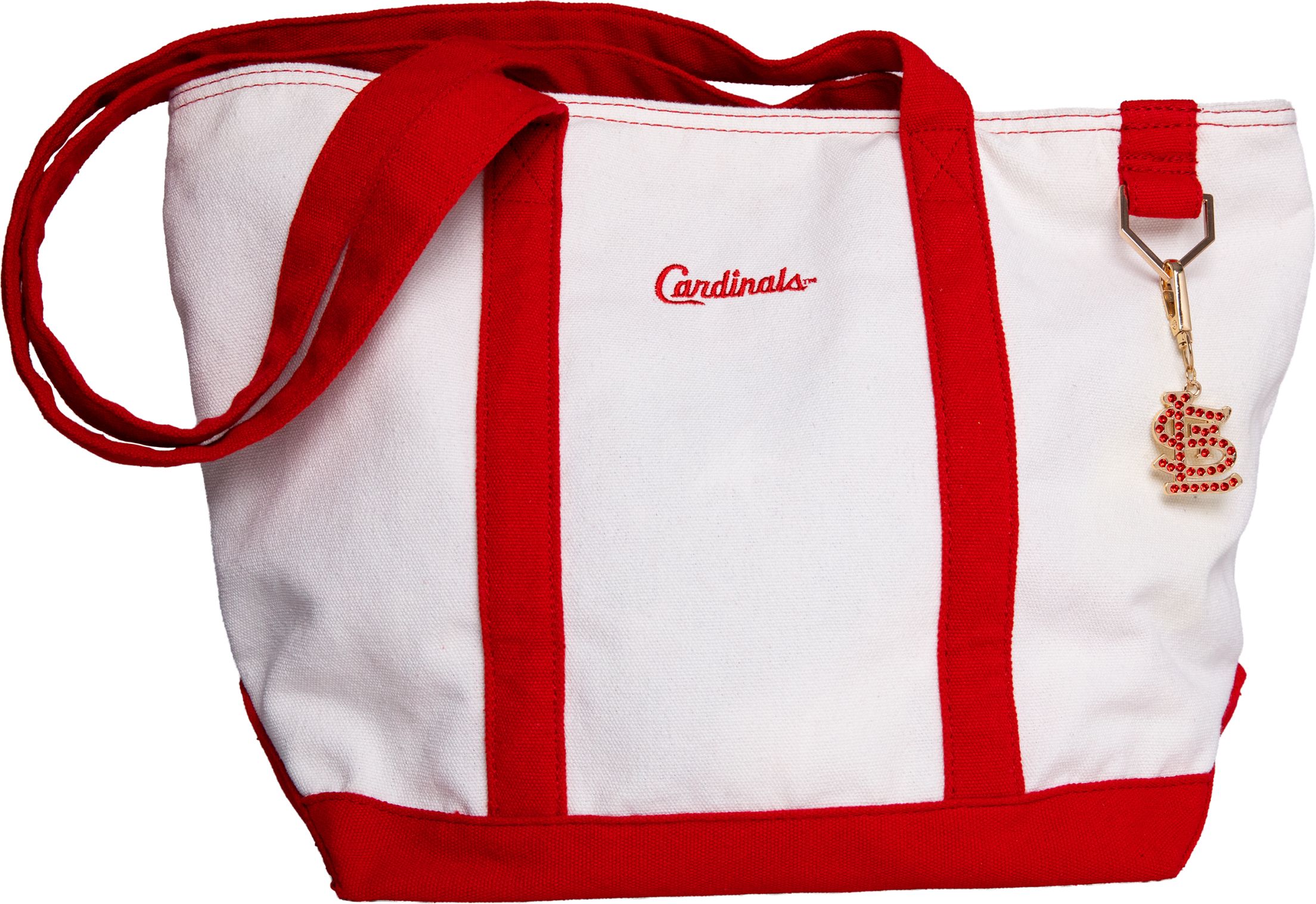 Cardinals Boat Tote with Charm