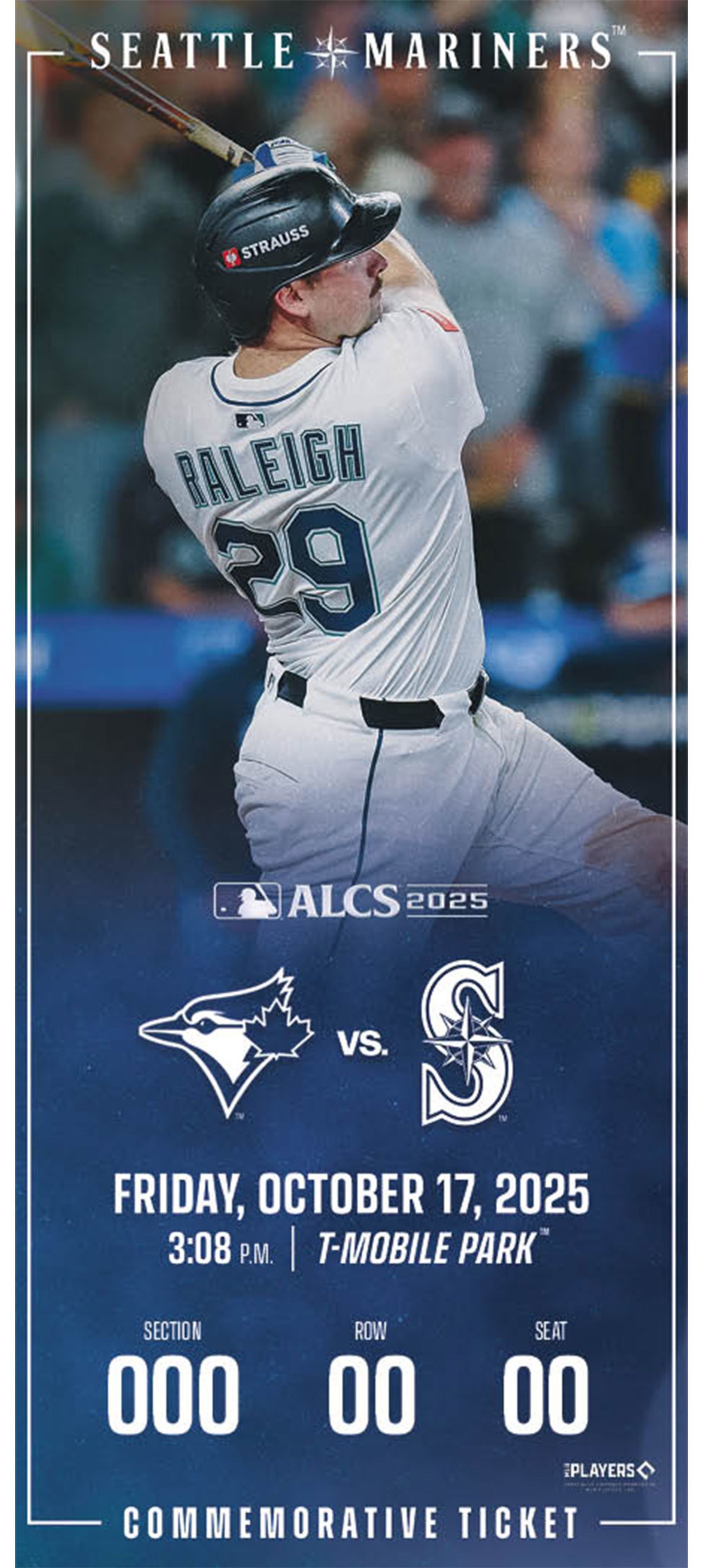 Commemorative Ticket: ALCS 2025 Cal Raleigh