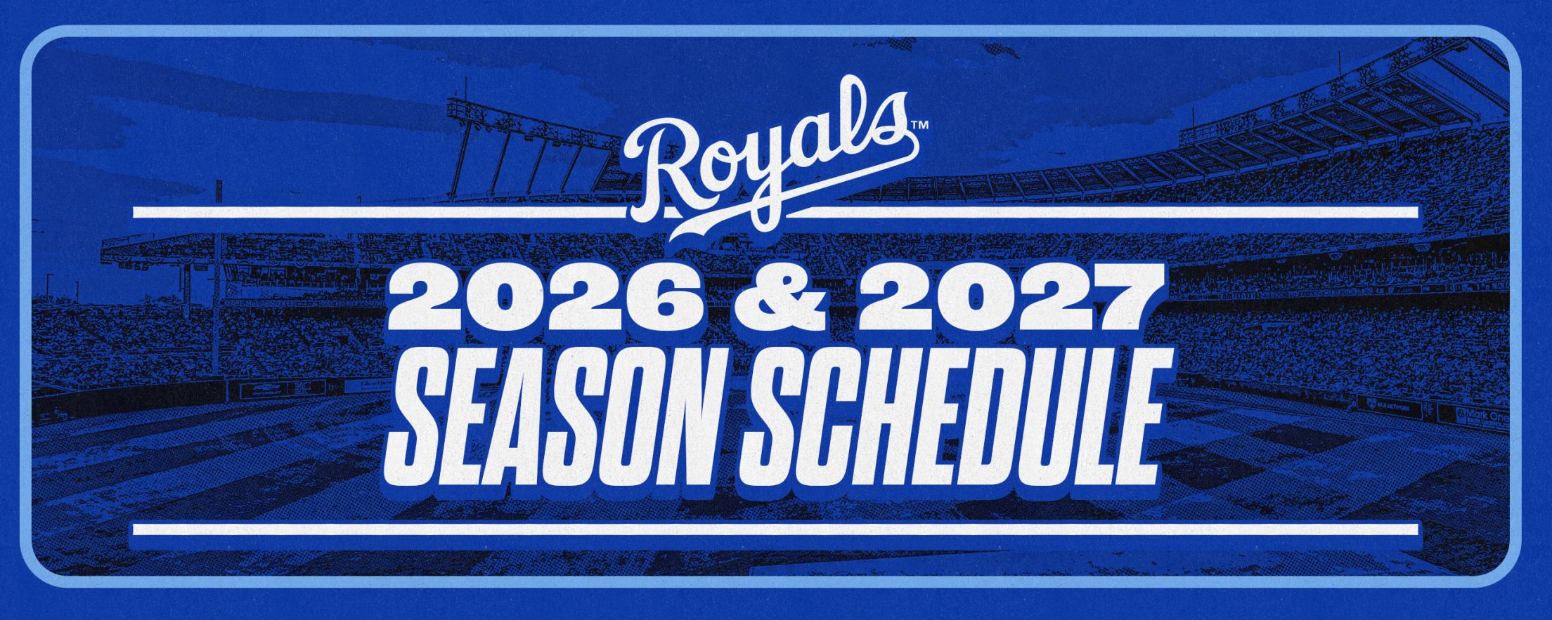 Royals 2026 & 2027 Printable Schedule