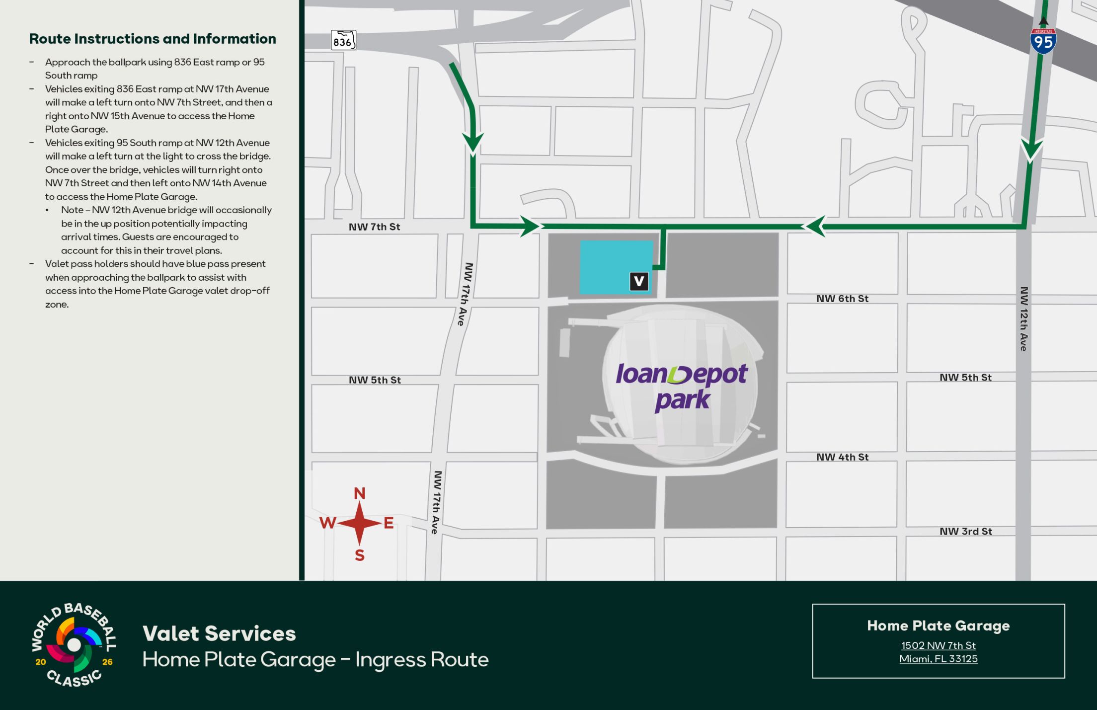 Valet Parking Map
