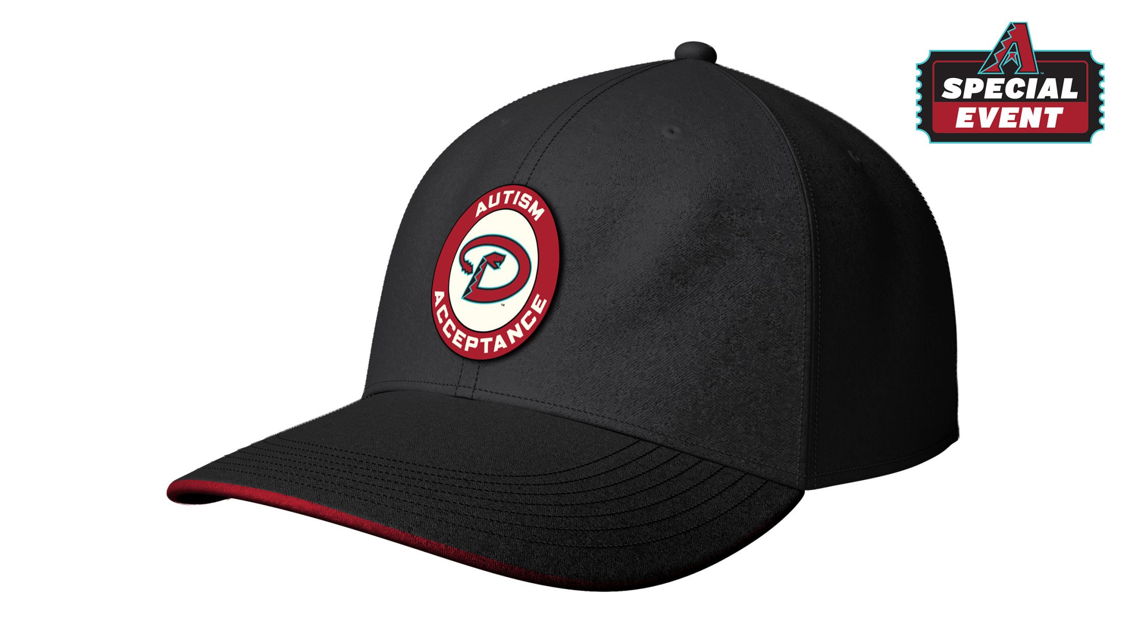 D-backs Autism Acceptance hat