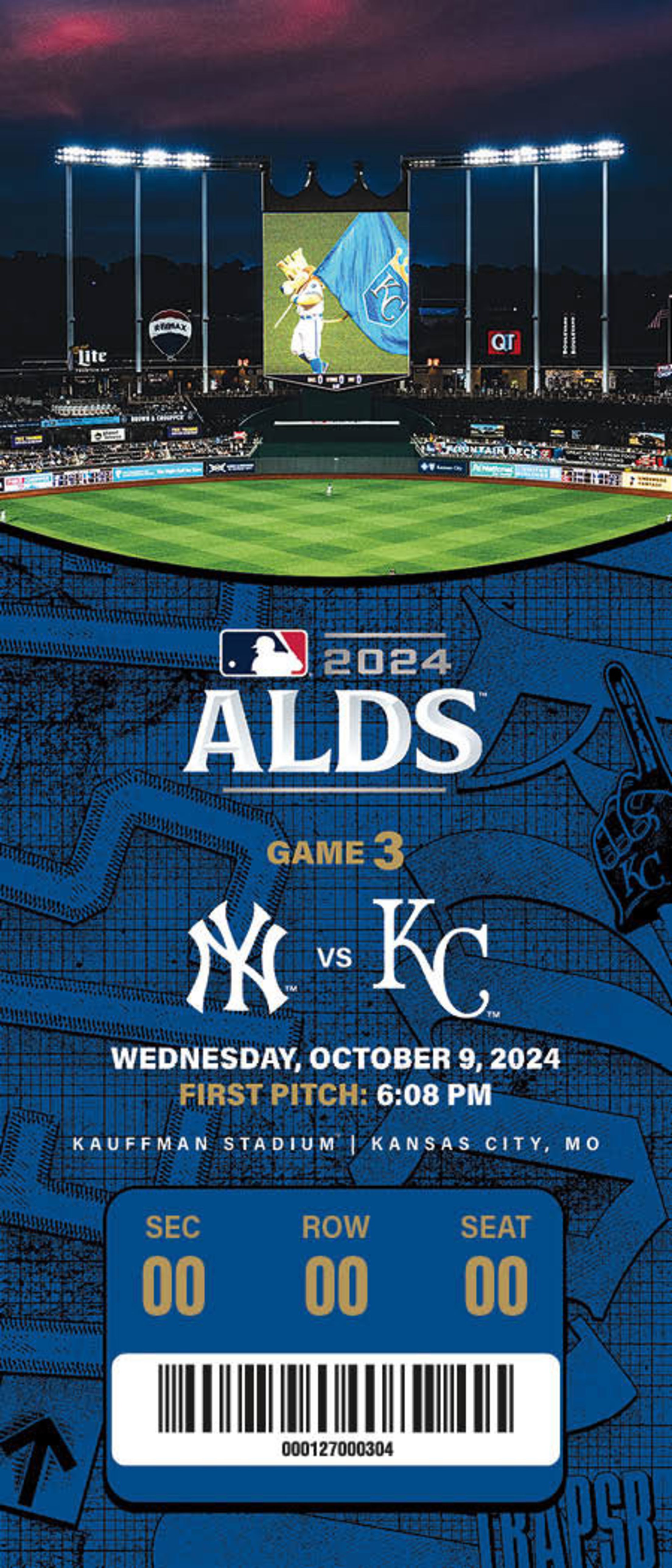 ALDS Souvenir Ticket