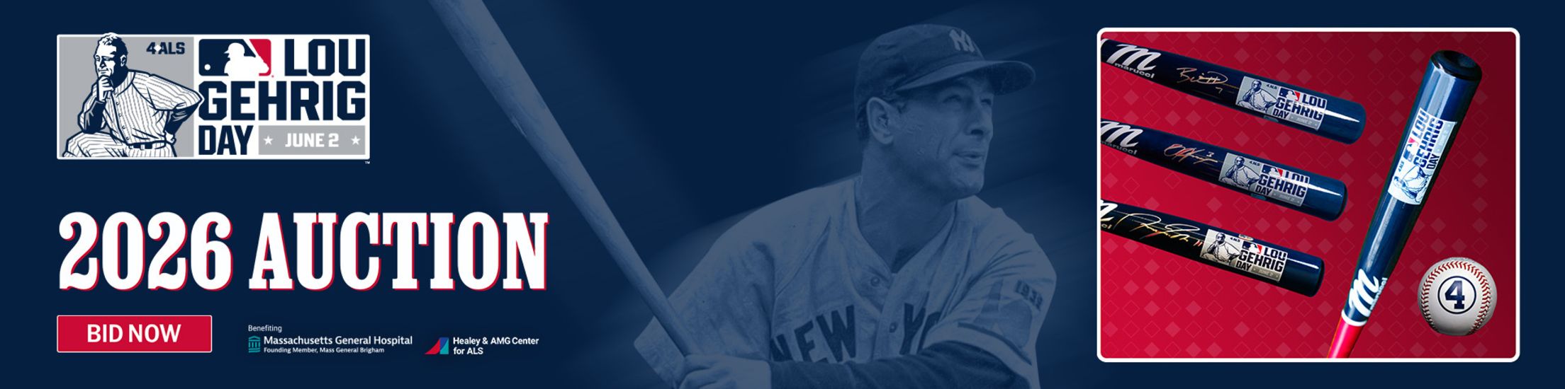 2026 Lou Gehrig Day auction: Bid now