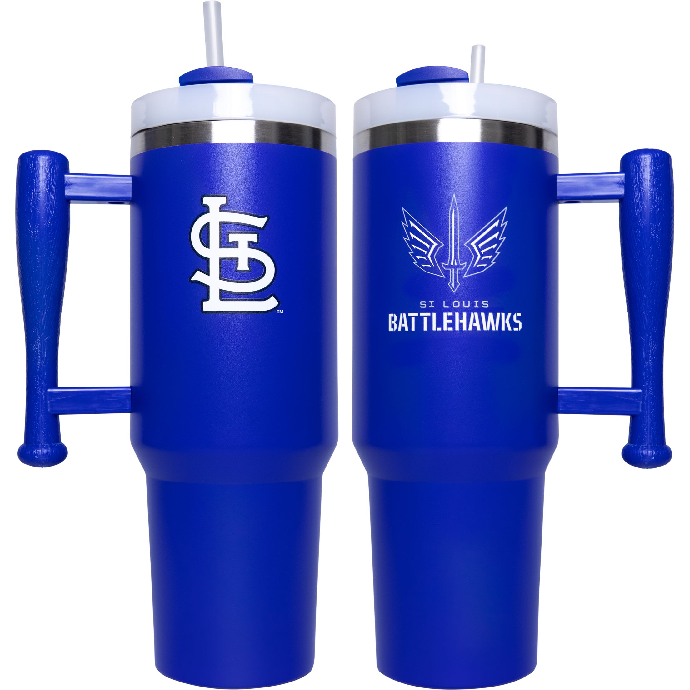 Battlehawks/Cardinals 40 ounce tumbler
