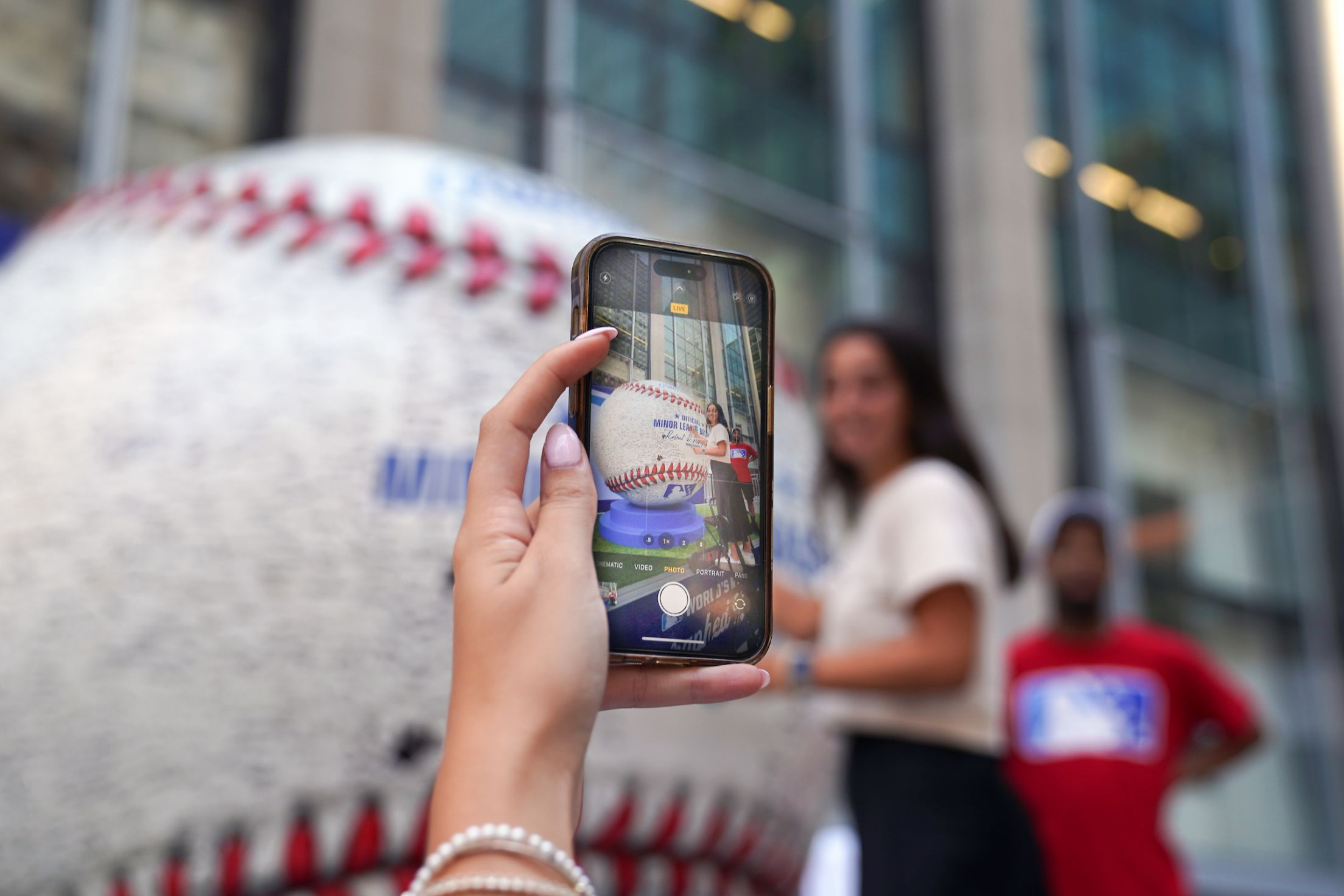 The World’s Most Autographed Baseball tour at MLB Headquarters on Tuesday, July 29, 2025 in New York, New York.
