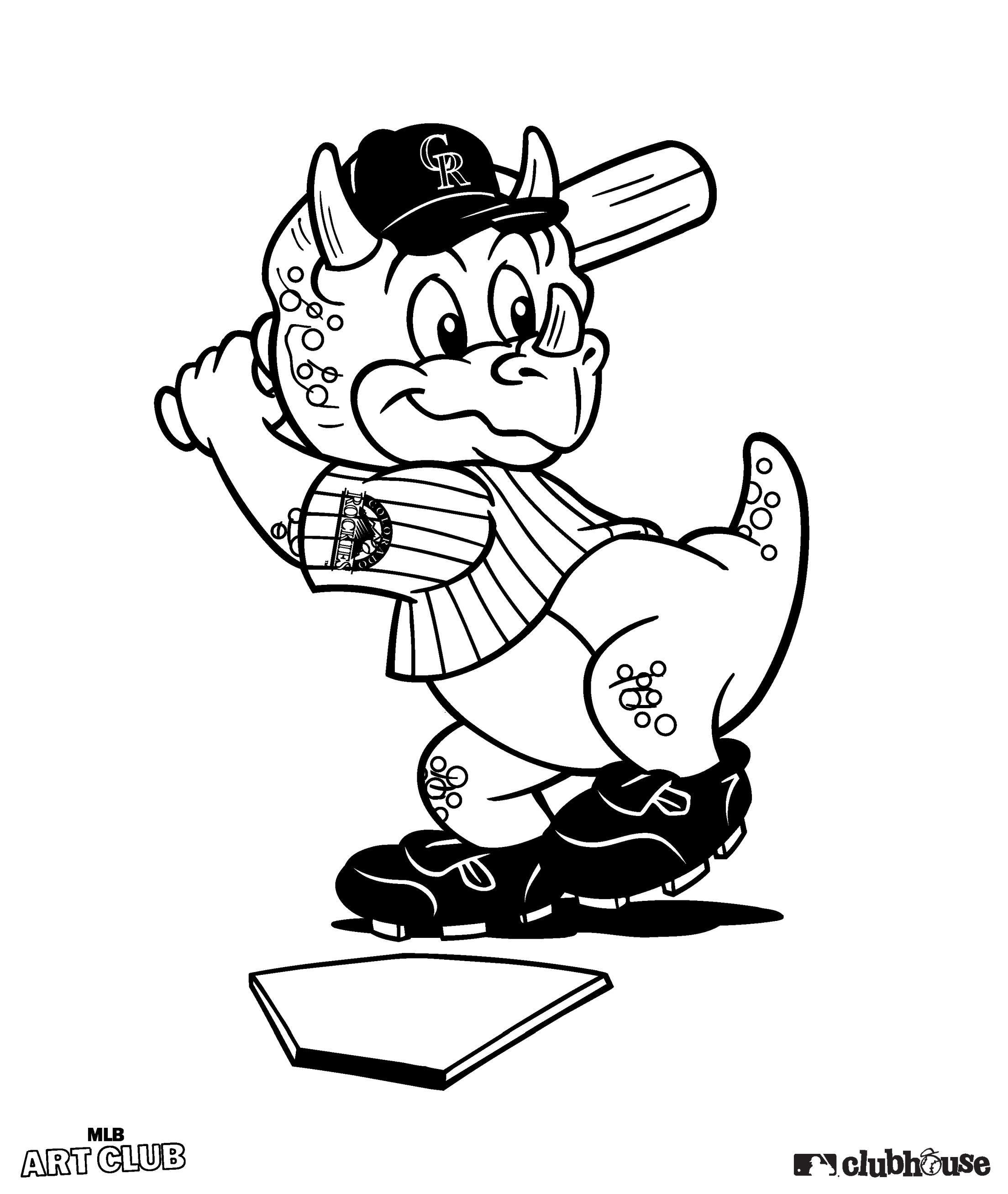 Dinger - Coloring Sheet 3