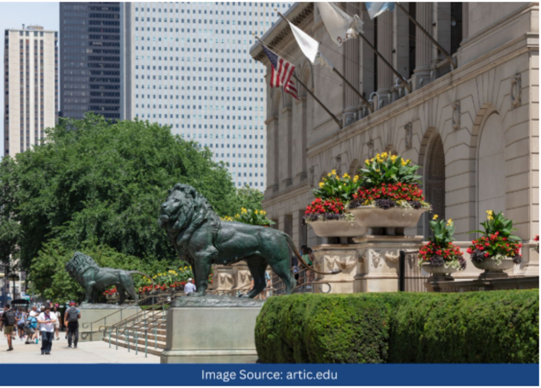 art-institute-chicago-bronze-lion-entrance