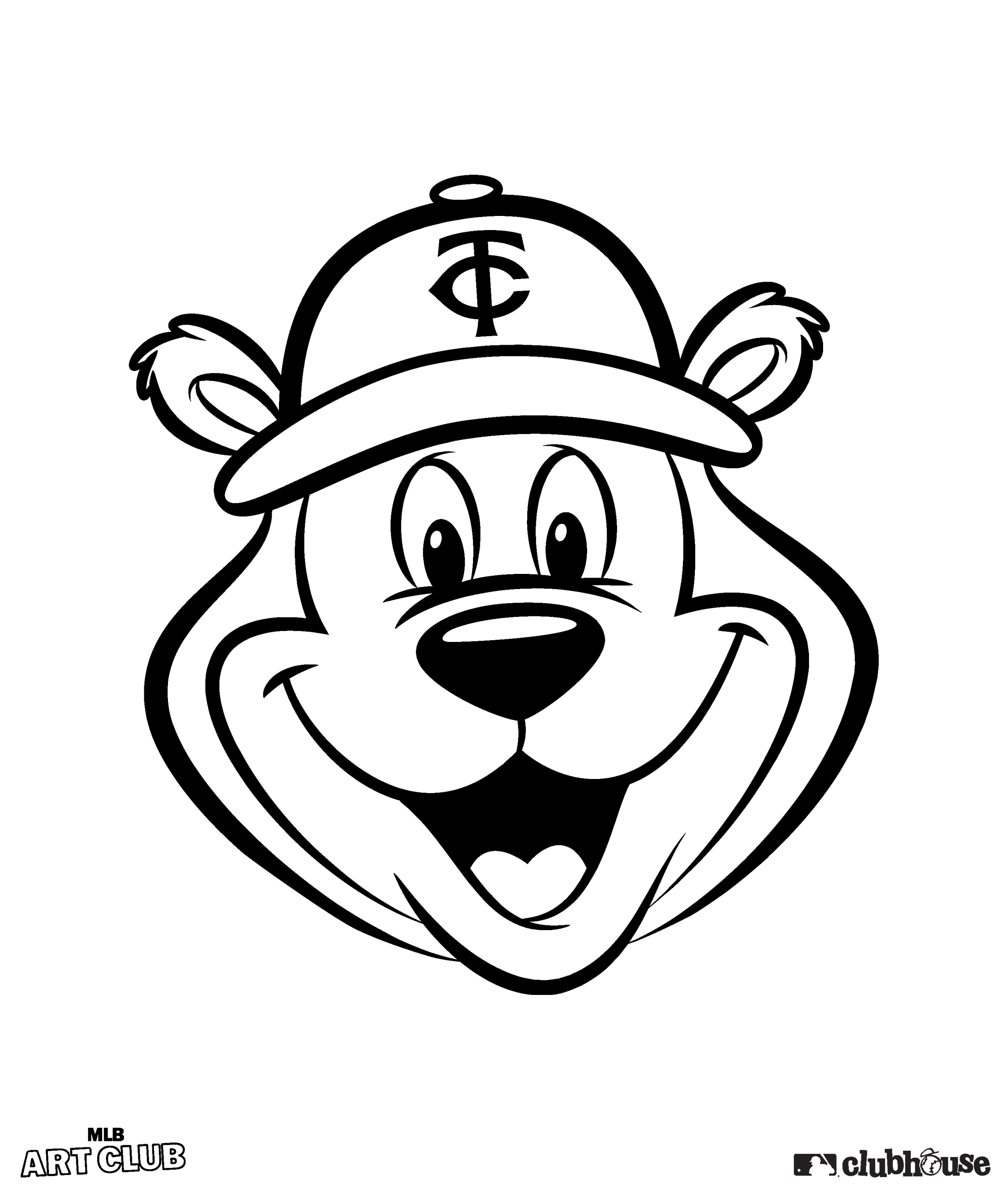T.C. Bear - Coloring Sheet 1