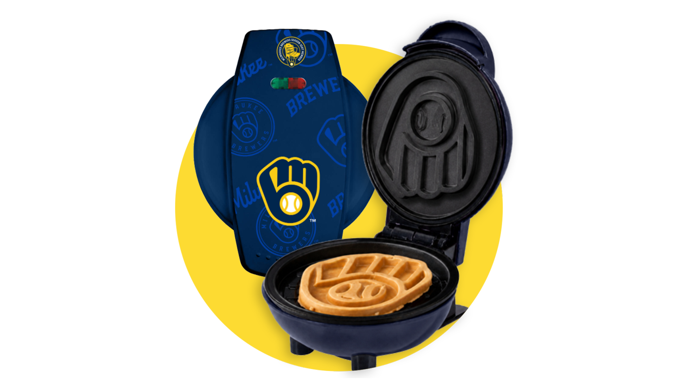 Exclusive Season Seat Member Brewers Waffle Maker