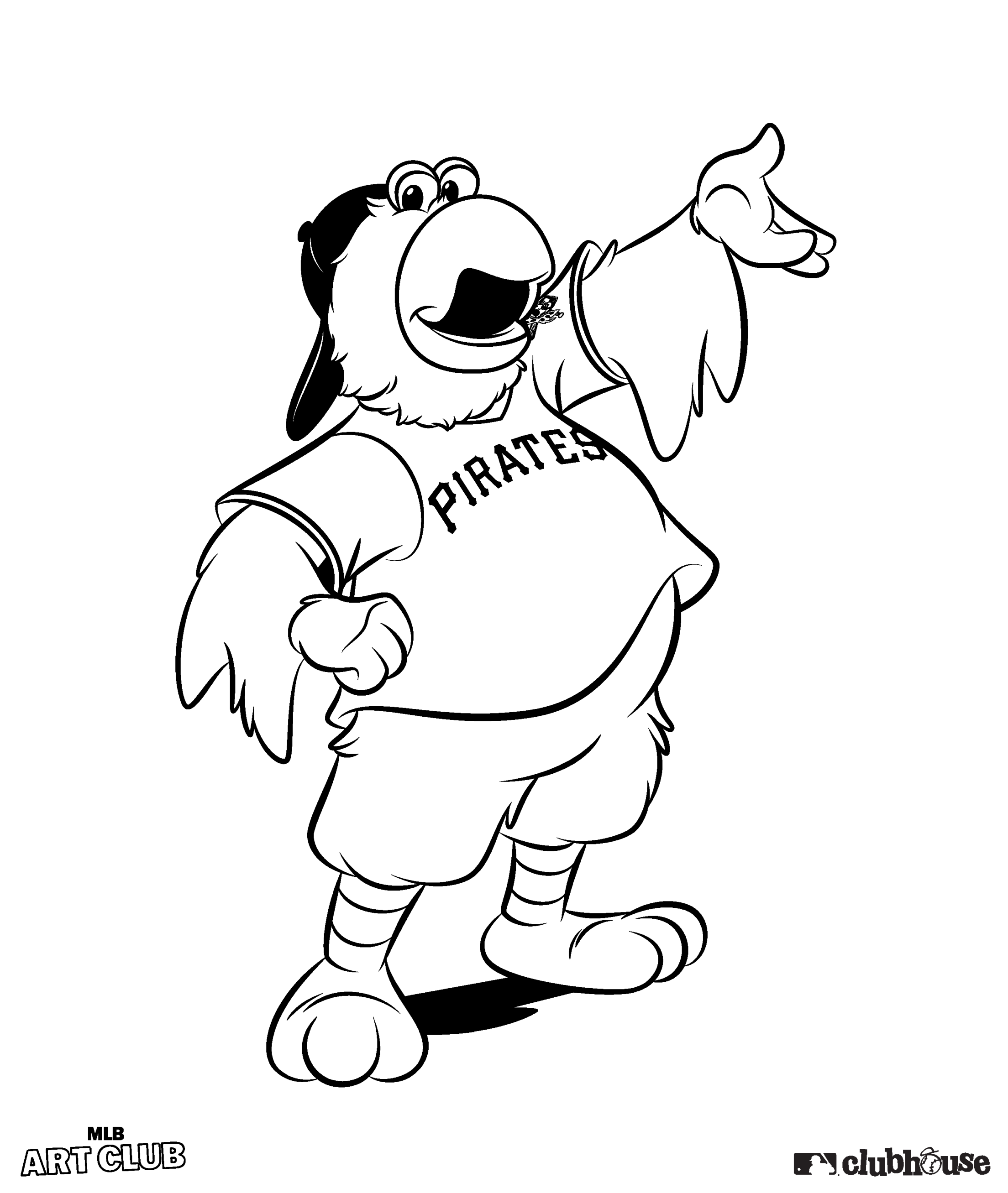 Parrot - Coloring Sheet 2