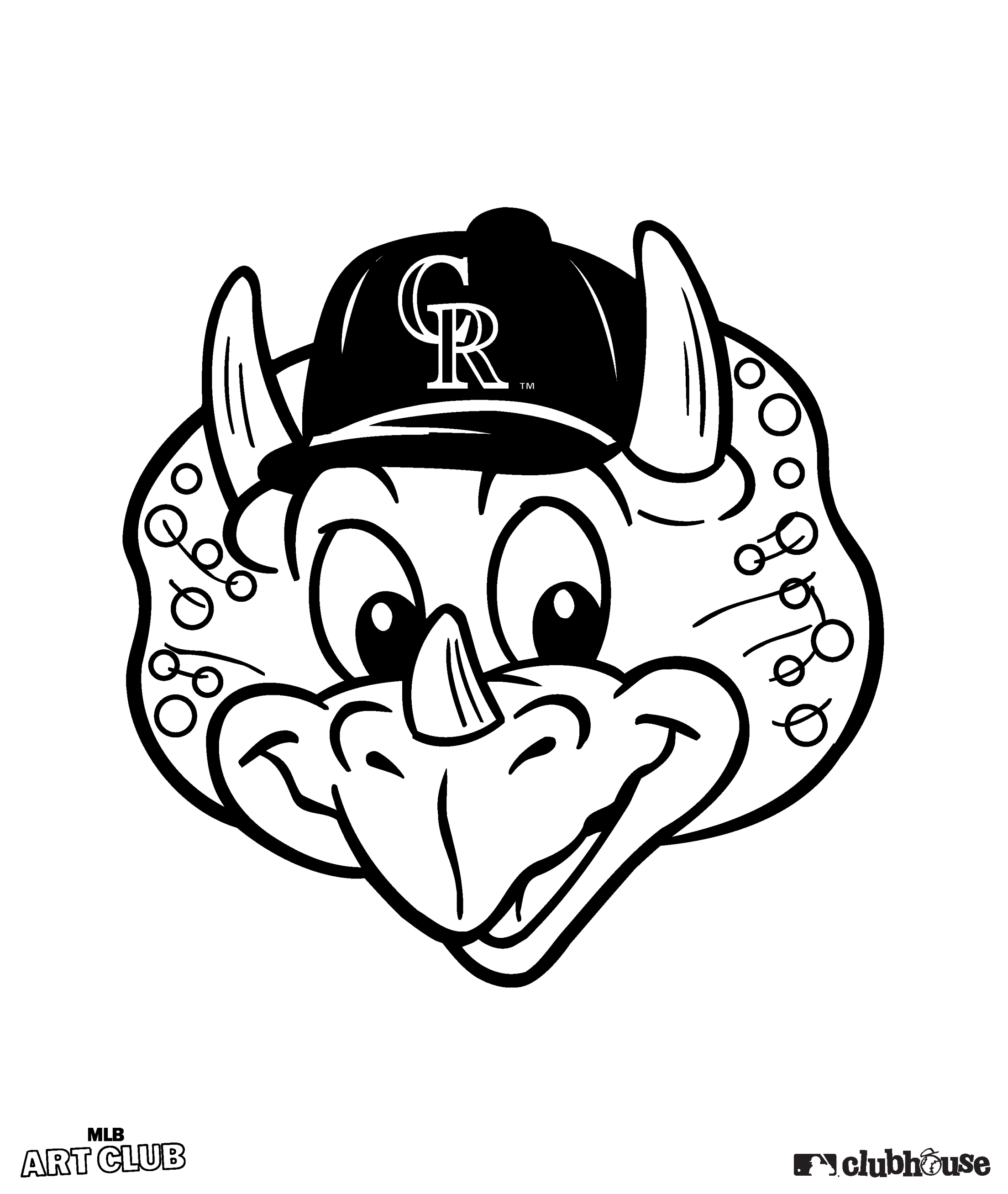 Dinger - Coloring Sheet 1