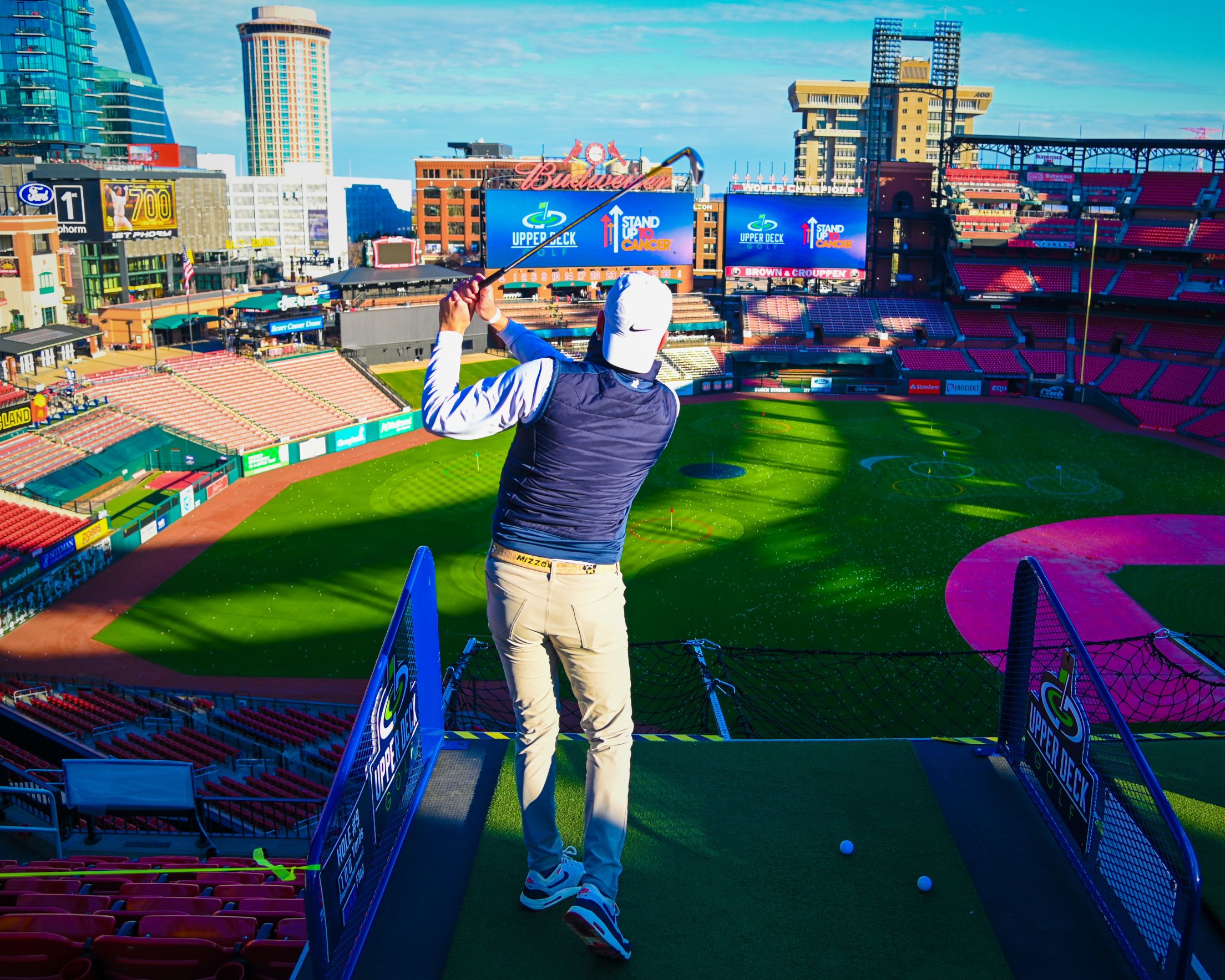 Upper Deck Golf at Busch Stadium