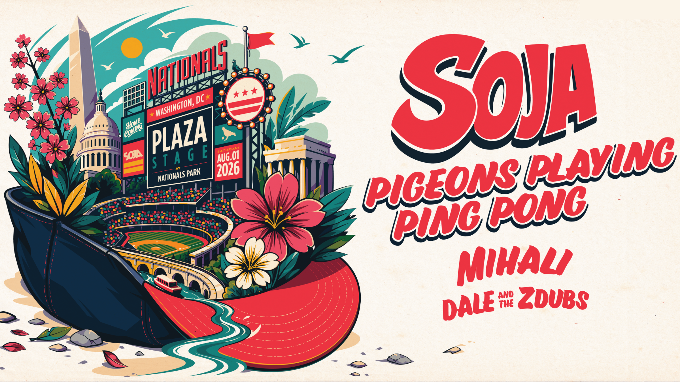SOJA Pigeons Playing Ping Pong - Mihali Dale and the ZDubs