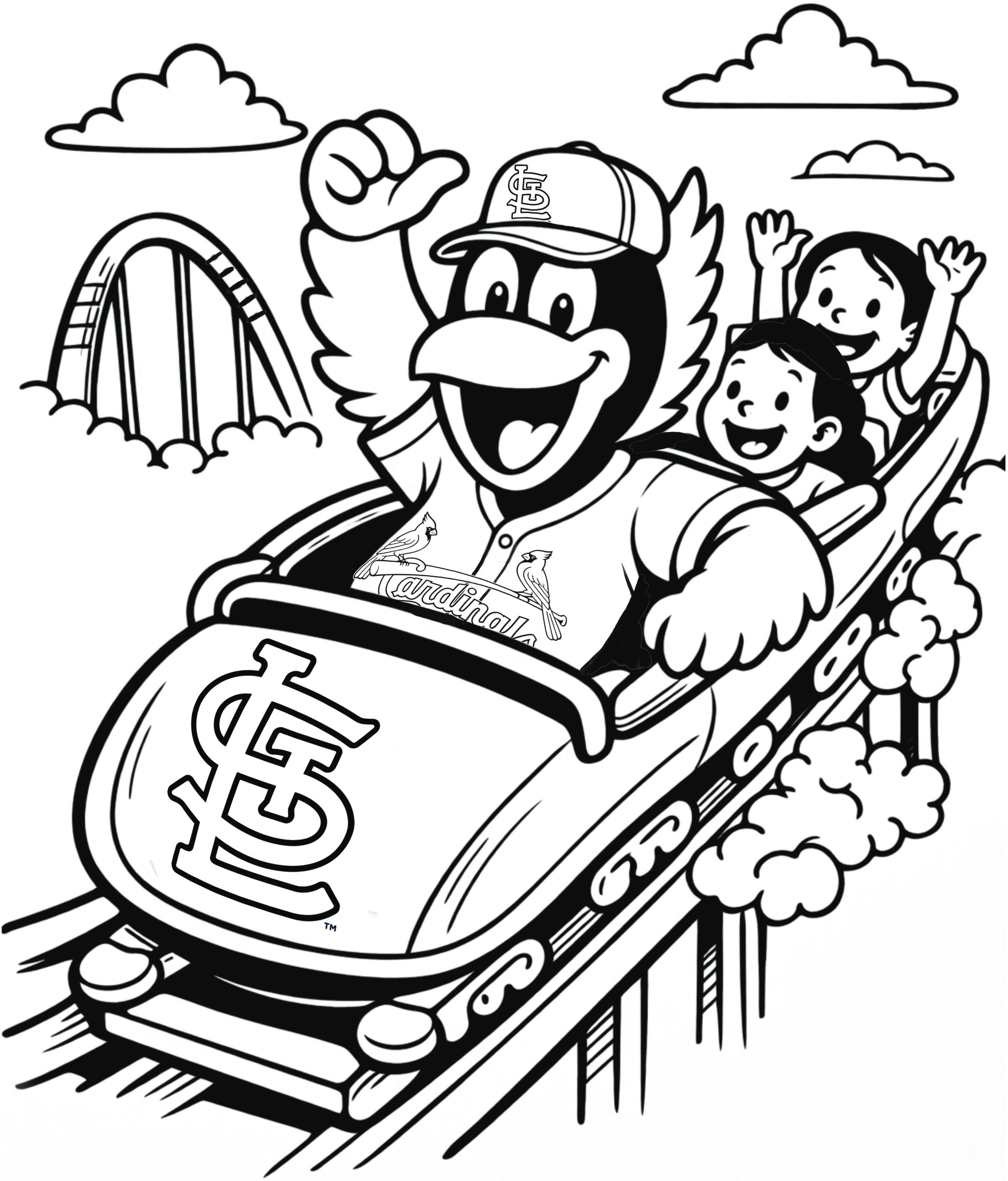 August Coloring Page