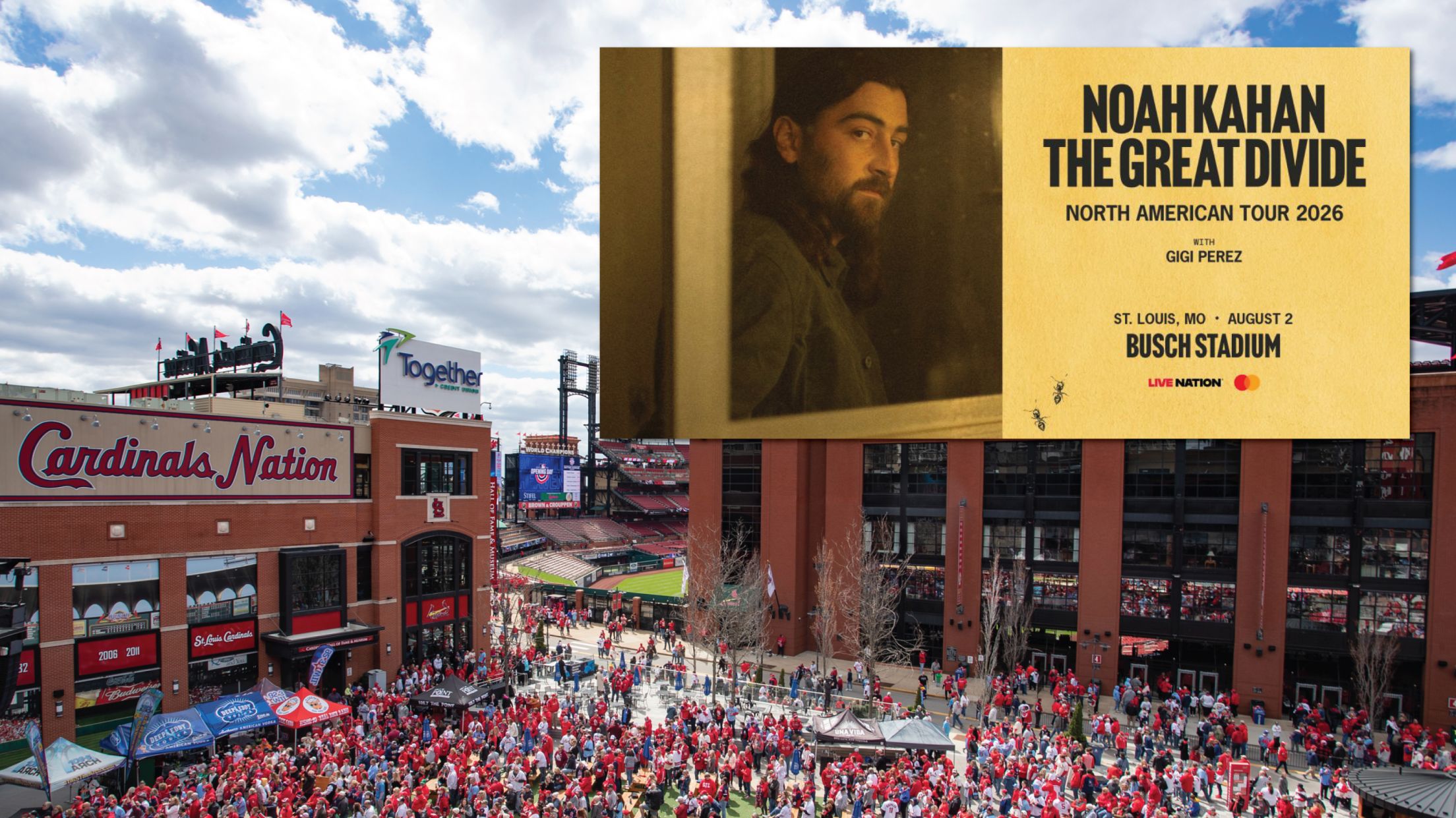 Noah Kahan pre-concert party