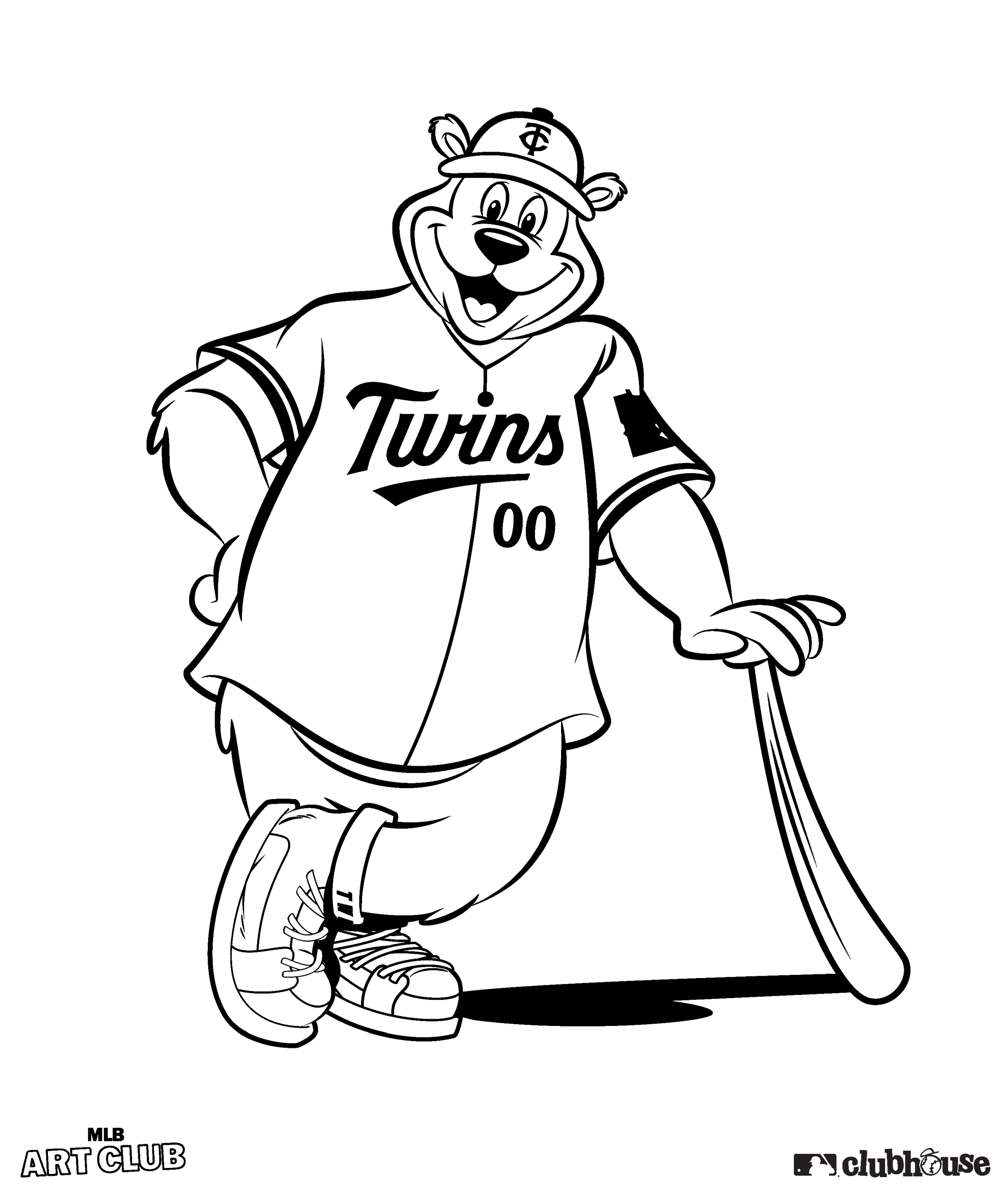 T.C. Bear - Coloring Sheet 2