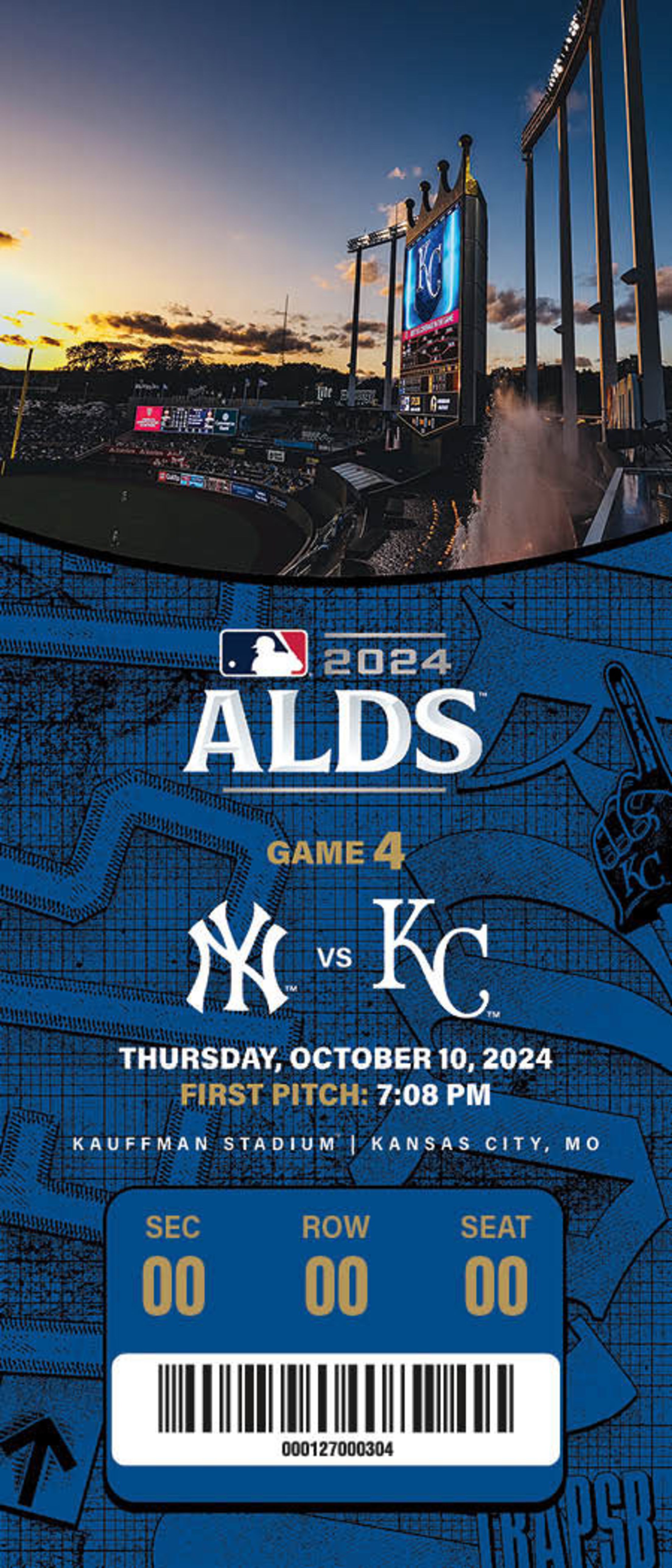 ALDS Souvenir Ticket