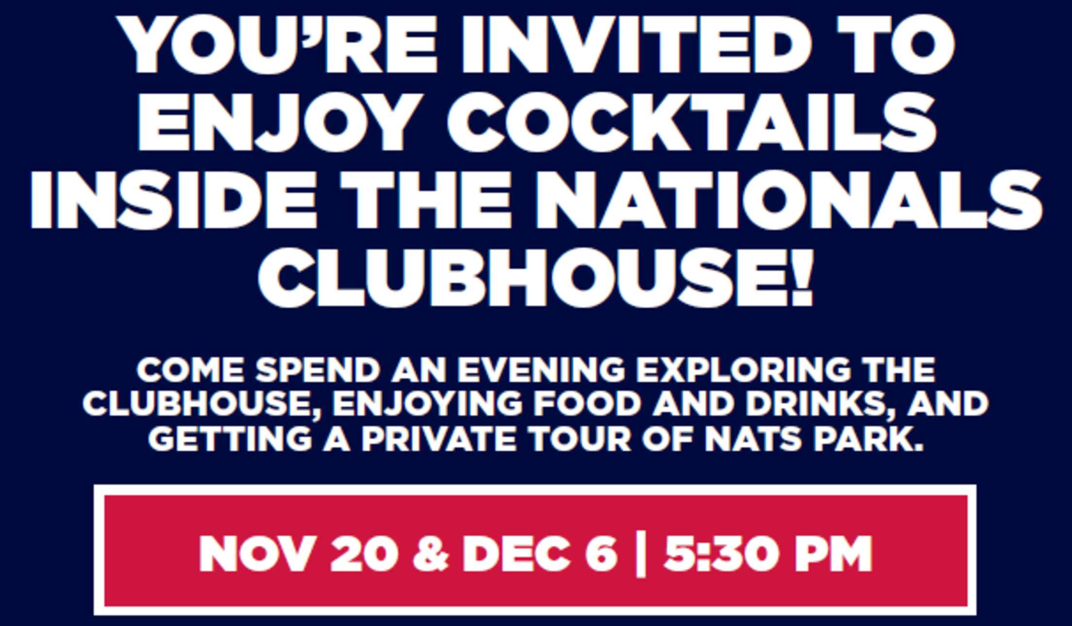 Cocktails in the Clubhouse