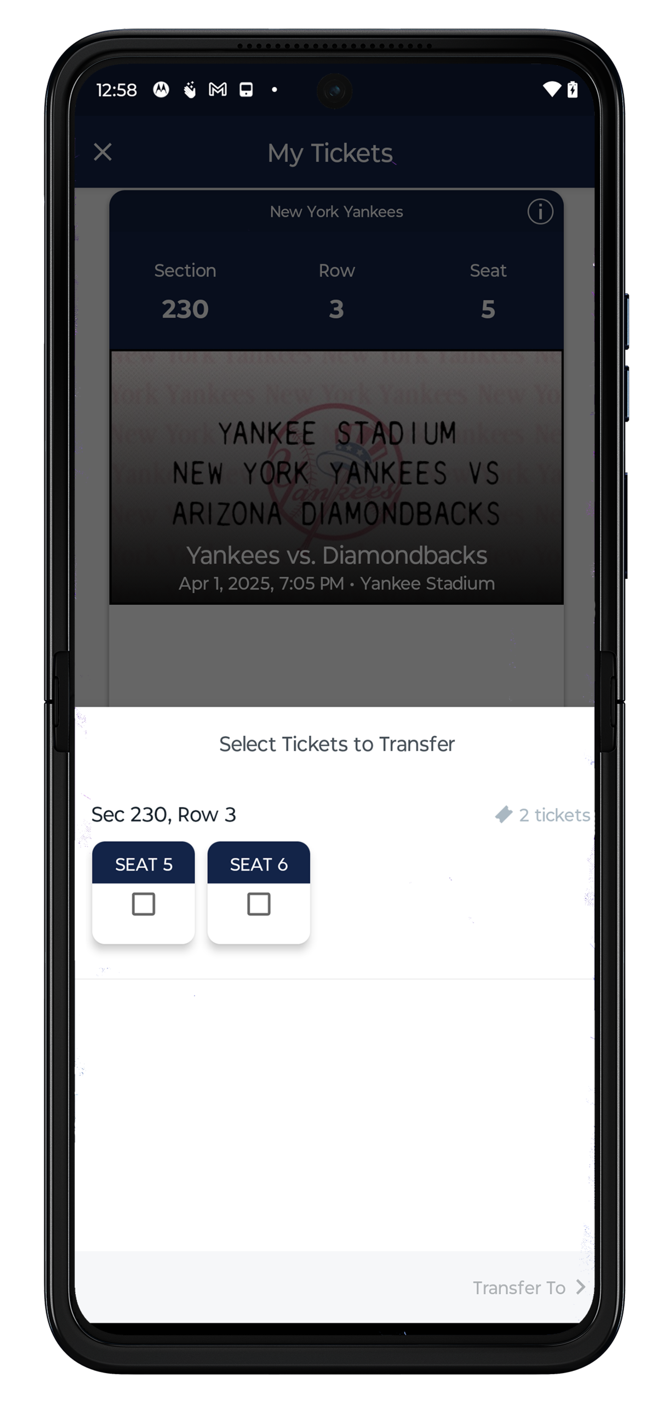 Forward Tickets - Step 2