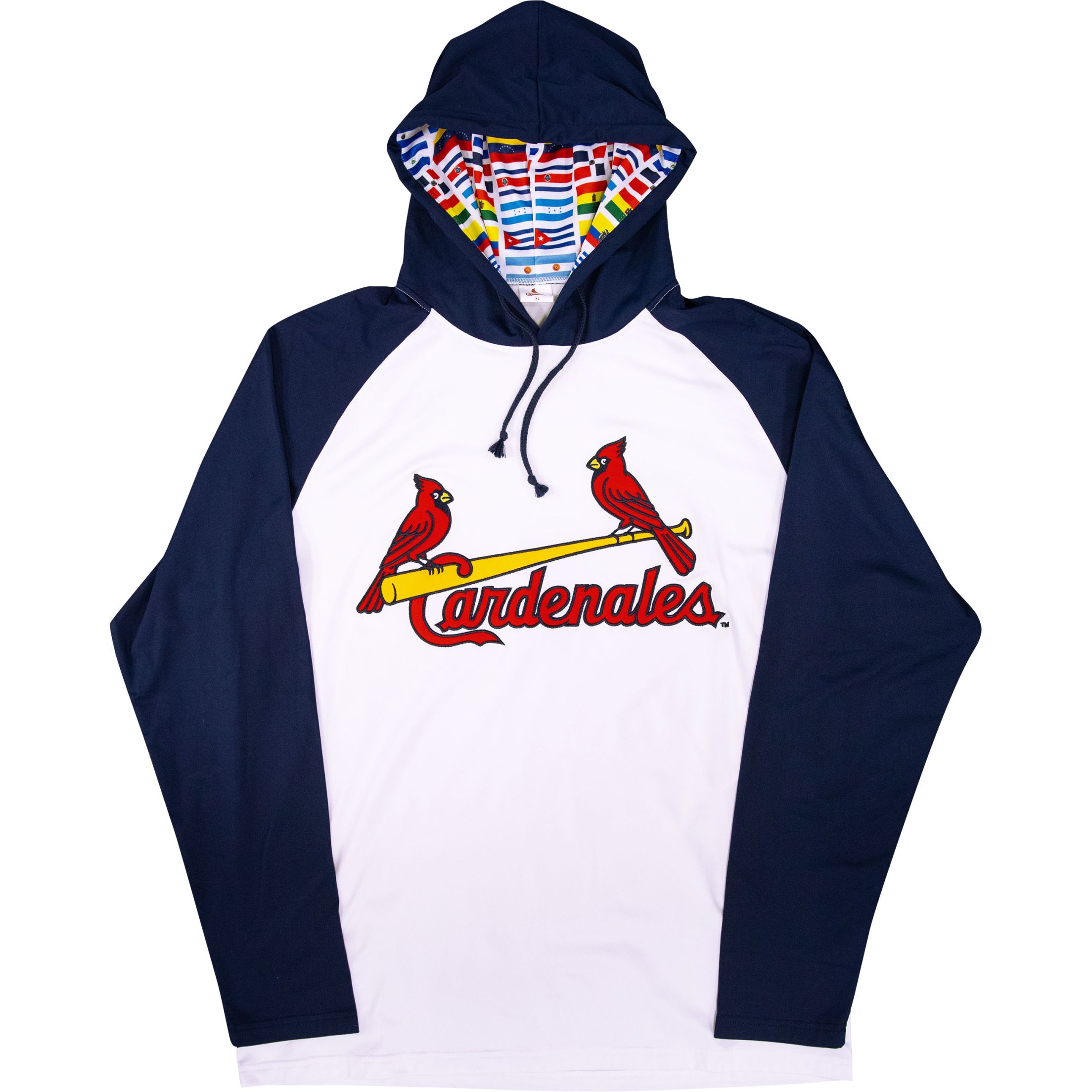 lightweight Cardenales hooded pullover