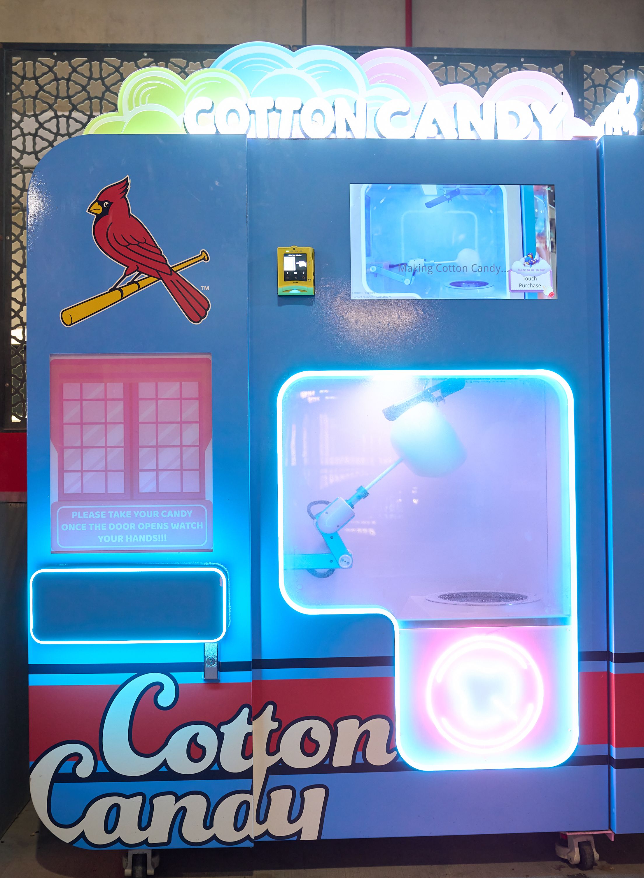 Cotton Candy Vending Machine