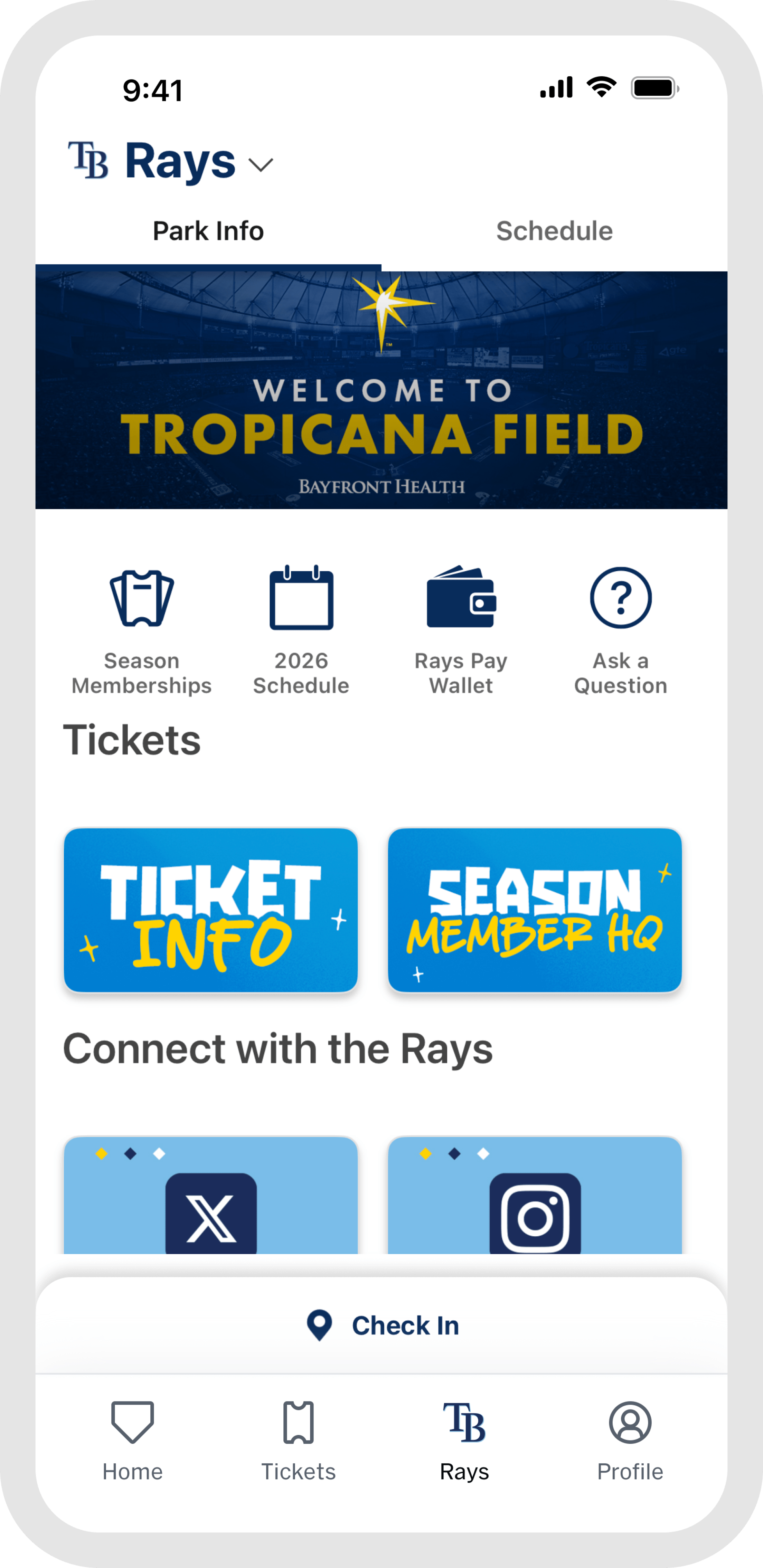MLB Ballpark app
