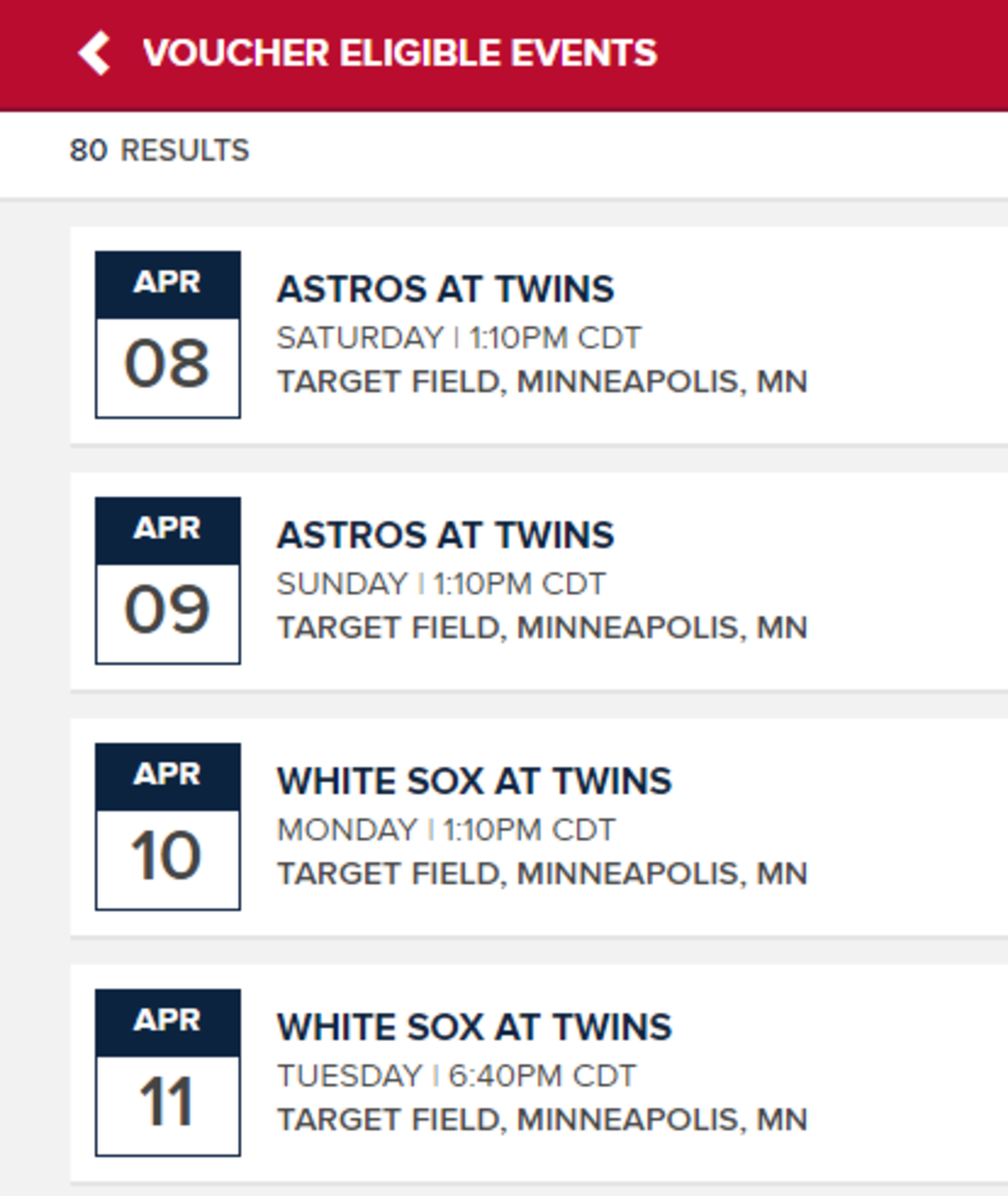 Flex Redemption: Desktop, Step 4