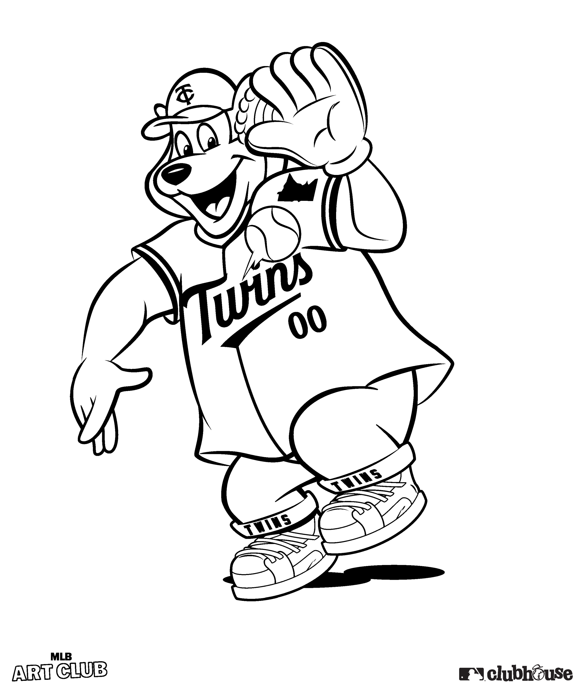 T.C. Bear - Coloring Sheet 3
