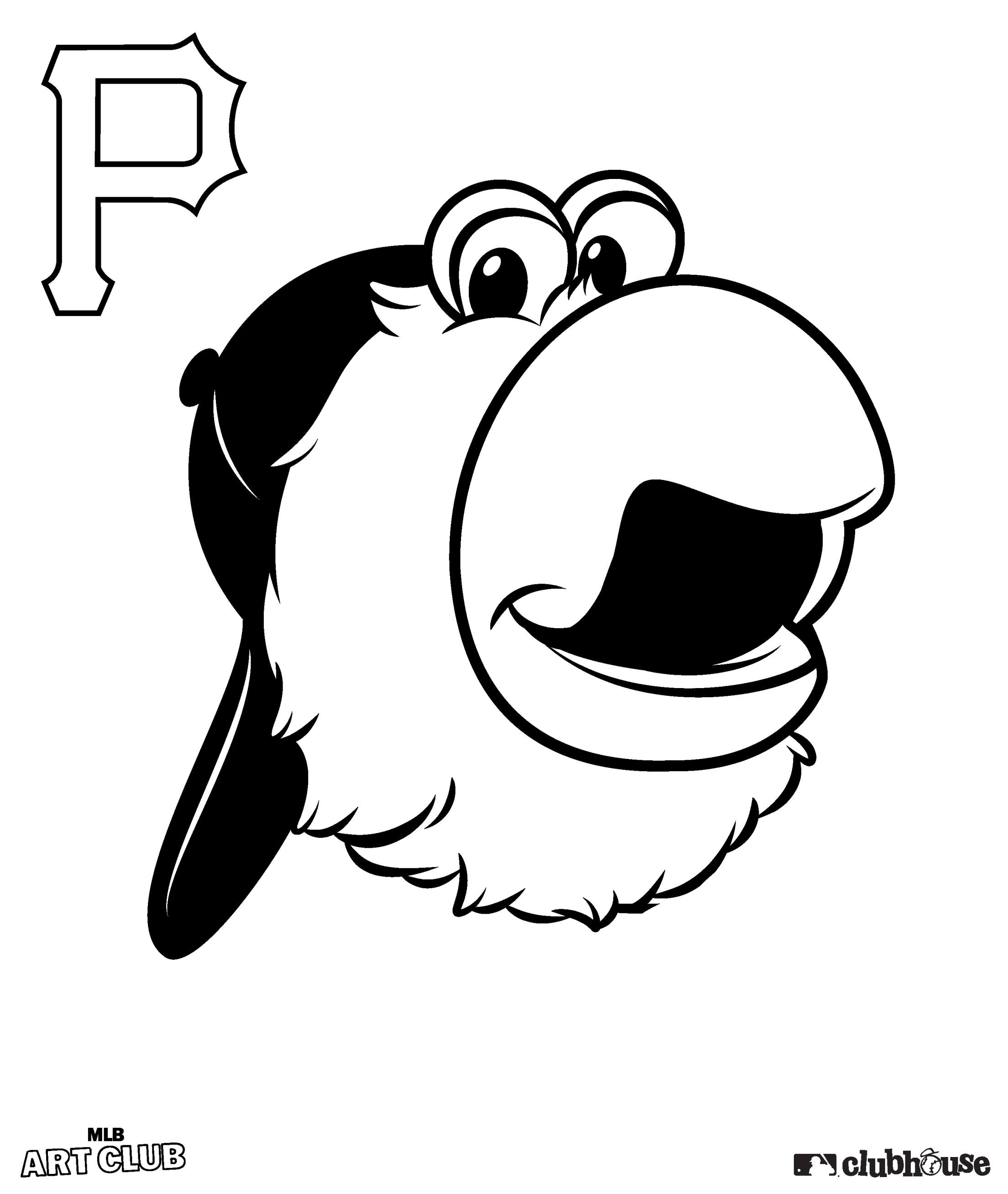 Parrot - Coloring Sheet 1