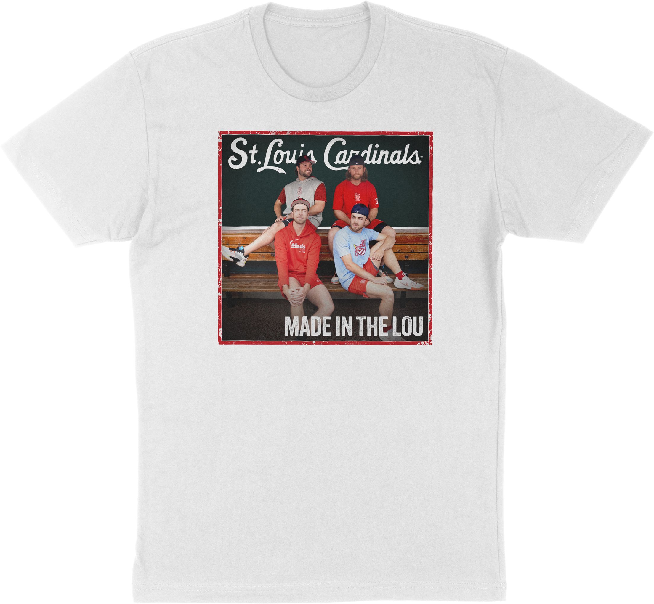 boy band-inspired Cardinals tee
