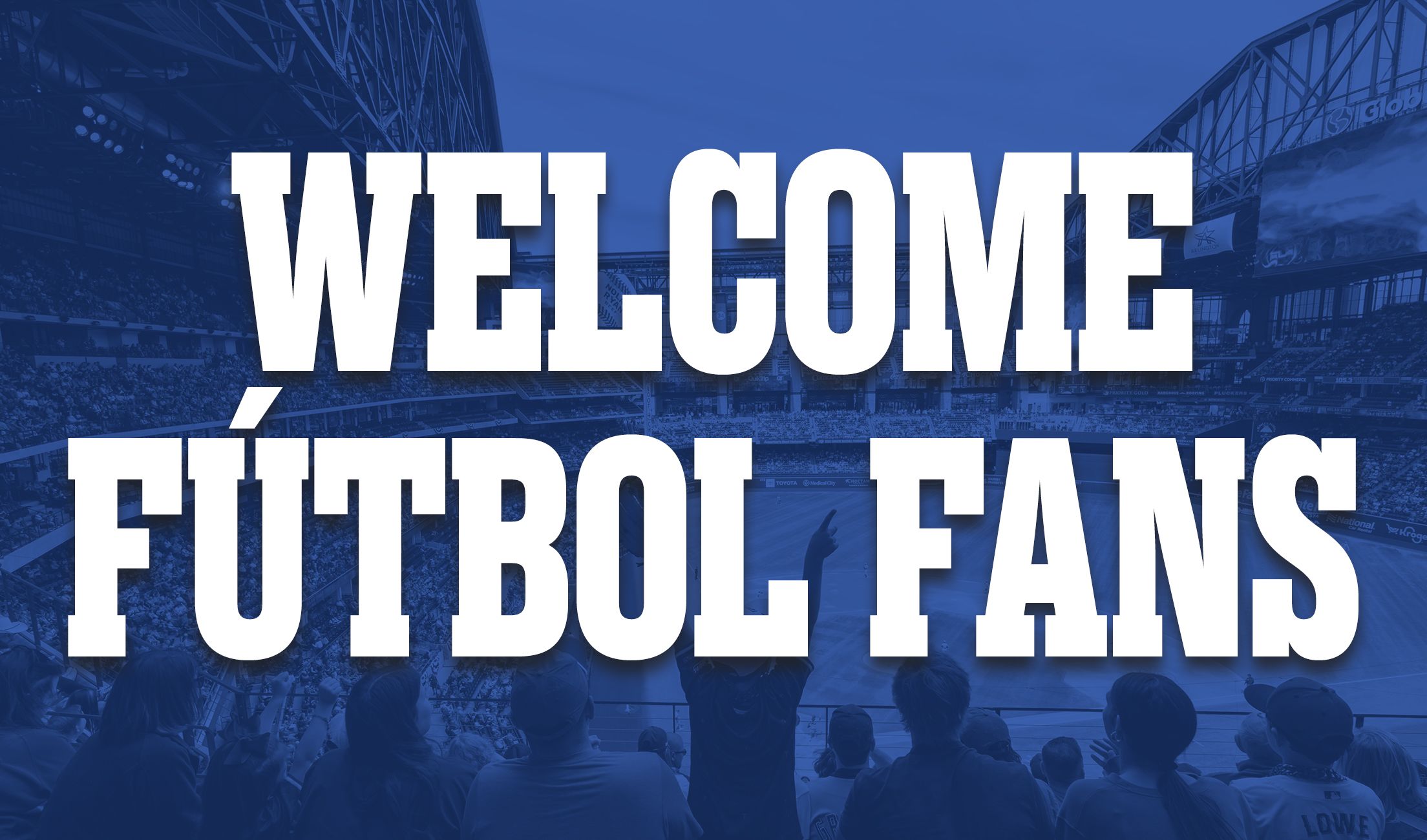 Welcome futbal fans