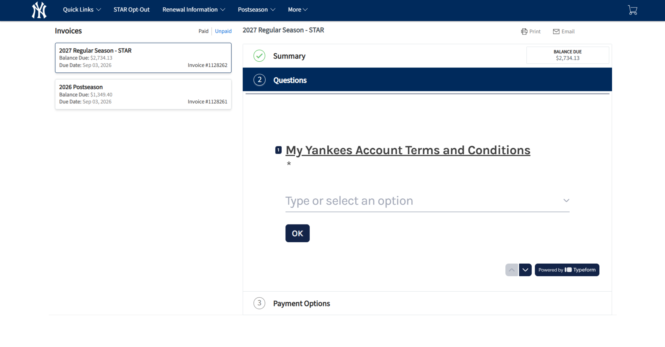 View/Renew Your Invoice(s) - 2