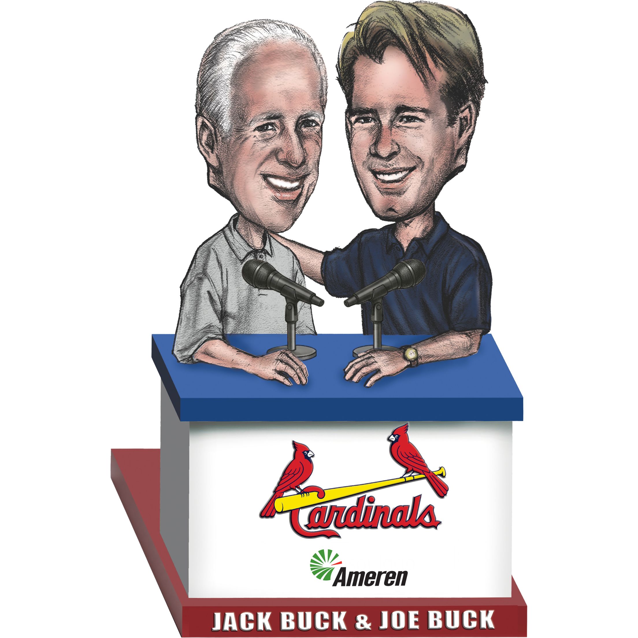 Joe & Jack Buck Bobblehead