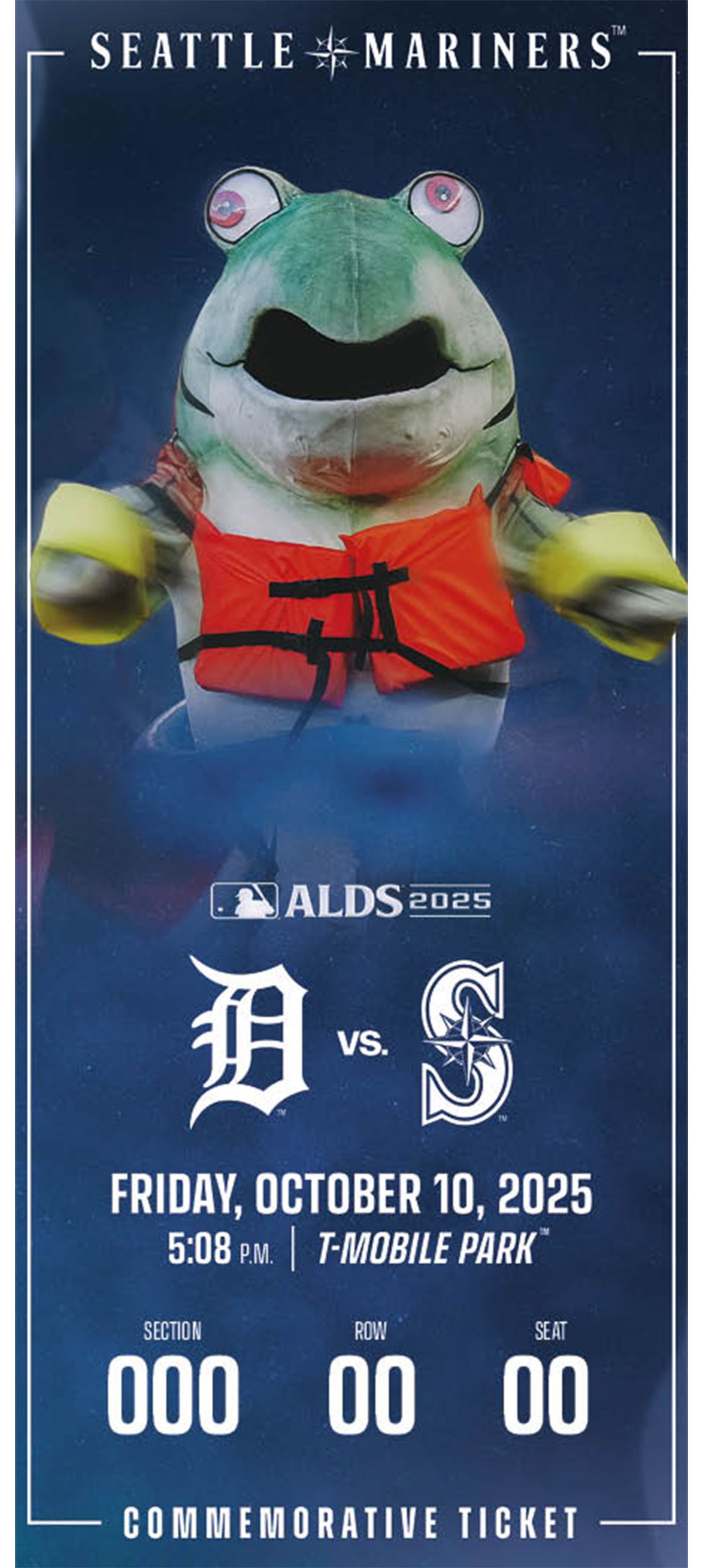 Commemorative Ticket: ALDS 2025 Humpy