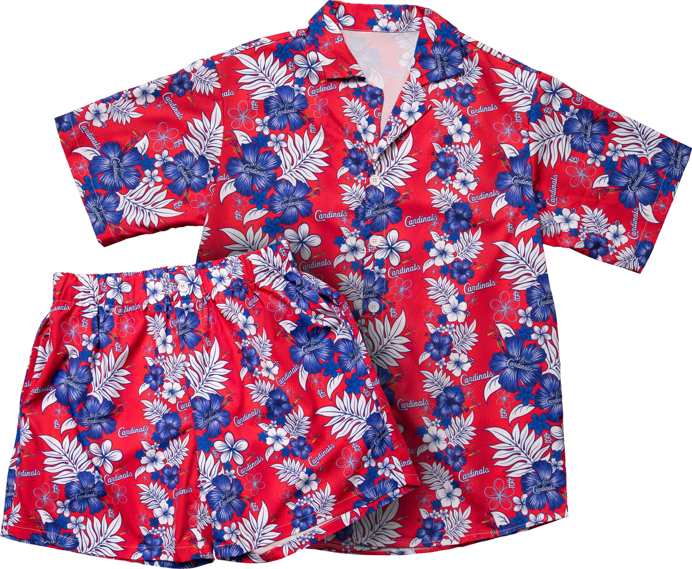 Cardinals All-Over Print Shirt and Shorts Set