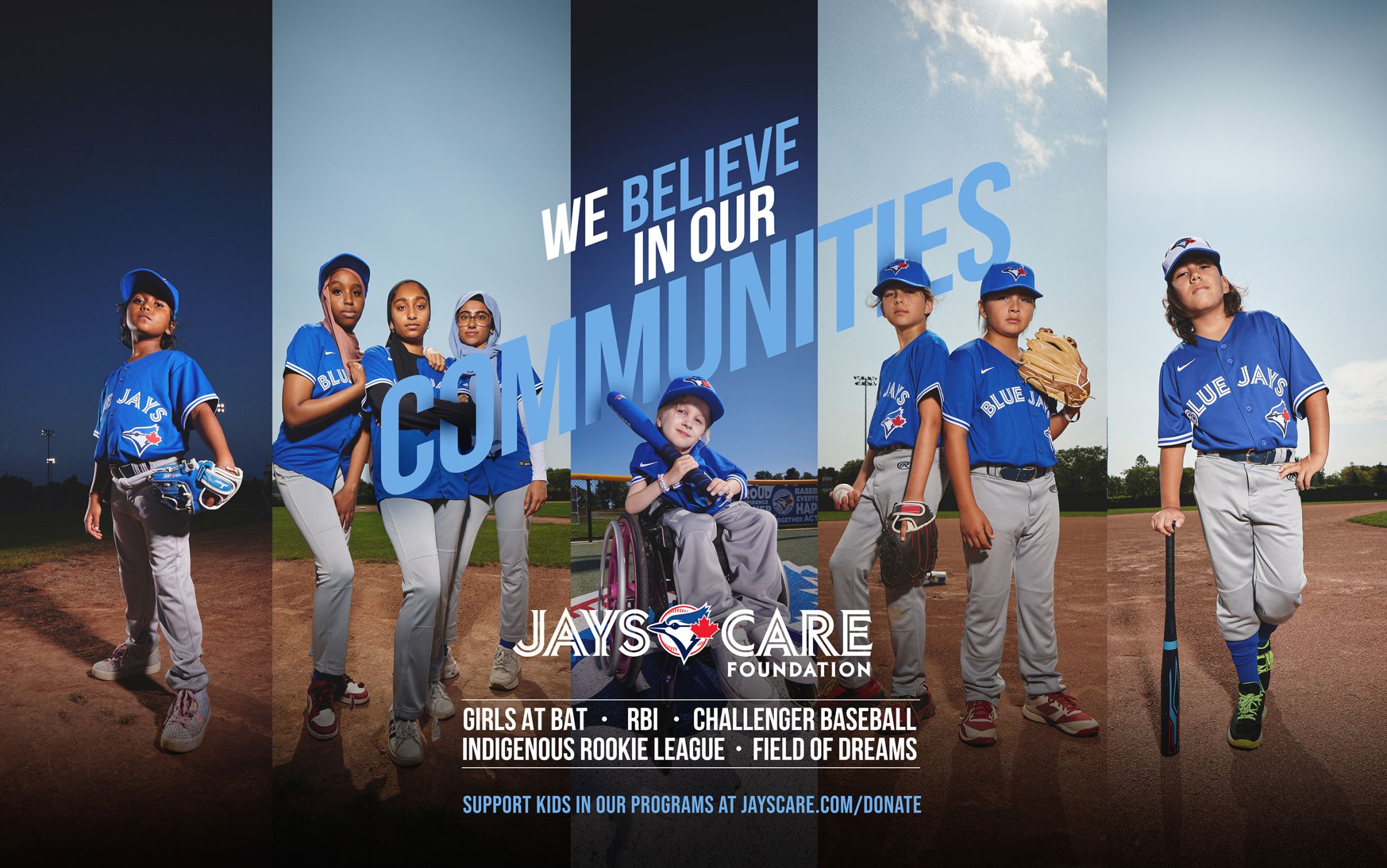 Jays Care Foundation. We Believe in Our Communities. Support kids in our programs at jayscare.com/donate.