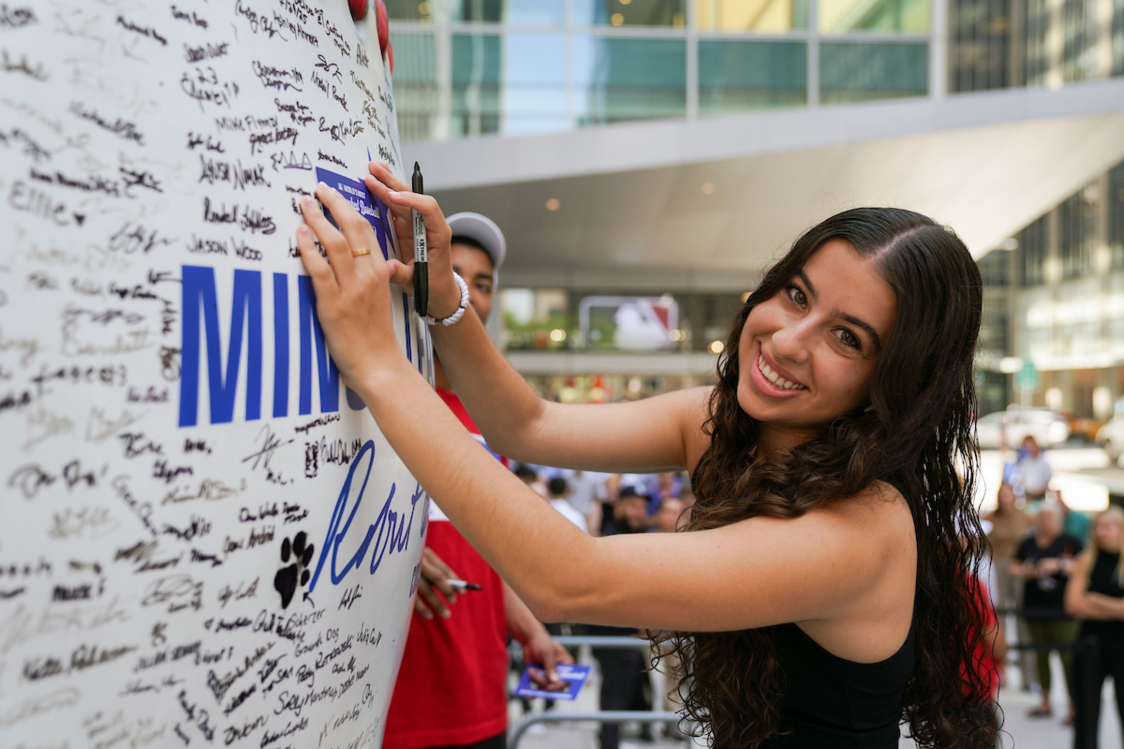 The World’s Most Autographed Baseball tour at MLB Headquarters on Tuesday, July 29, 2025 in New York, New York.