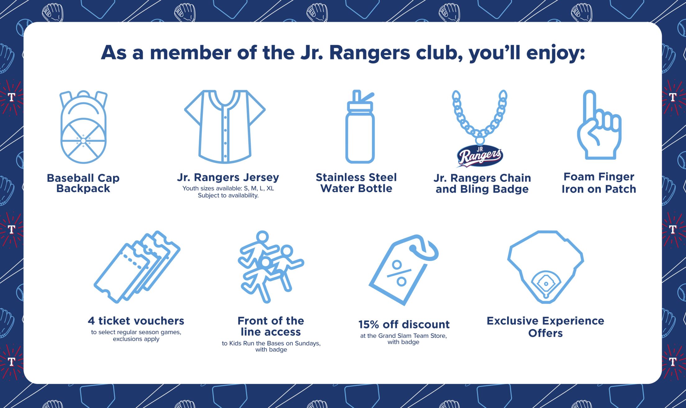 Jr Rangers Benefits