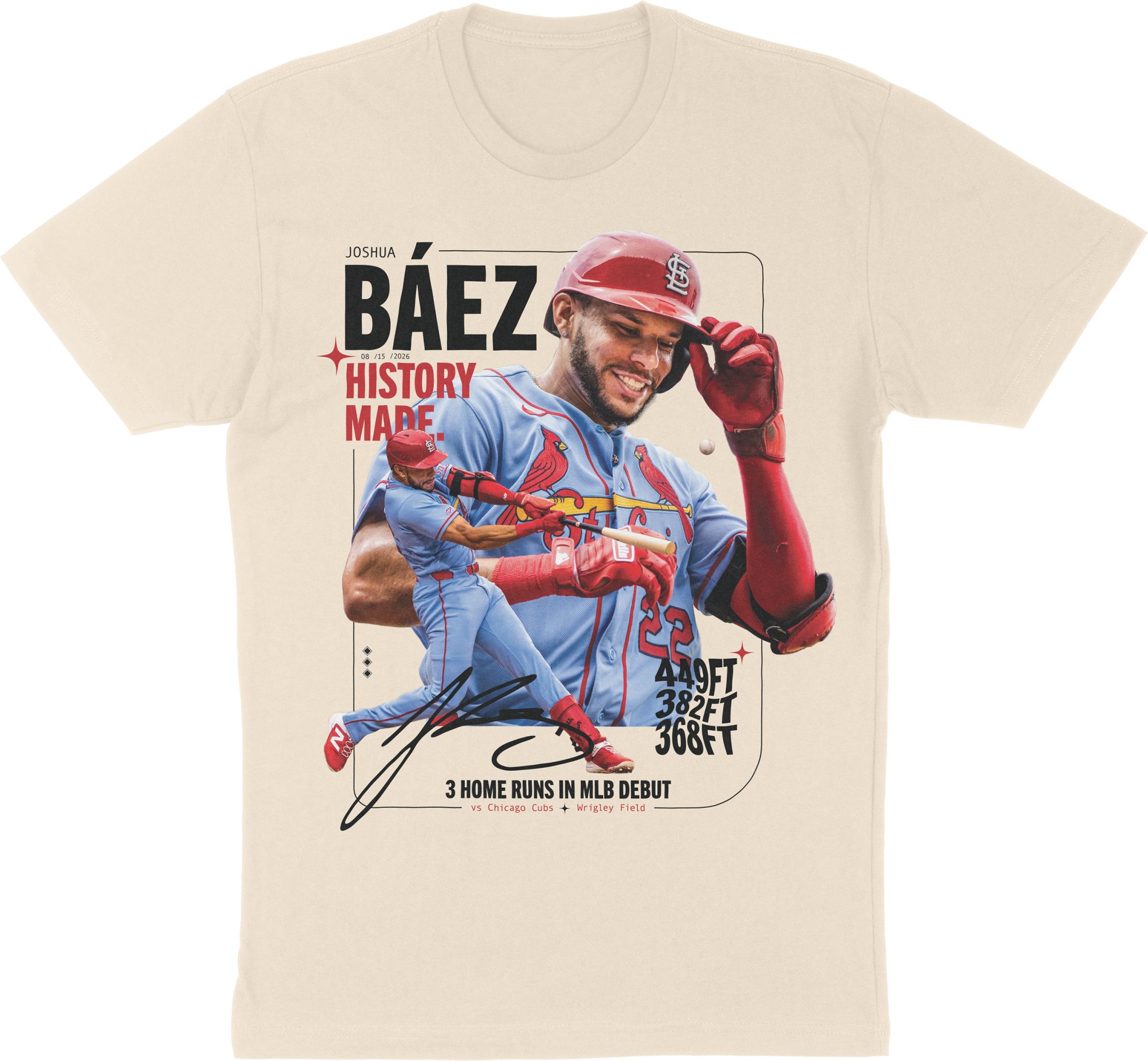 Joshua Báez Debut Shirt